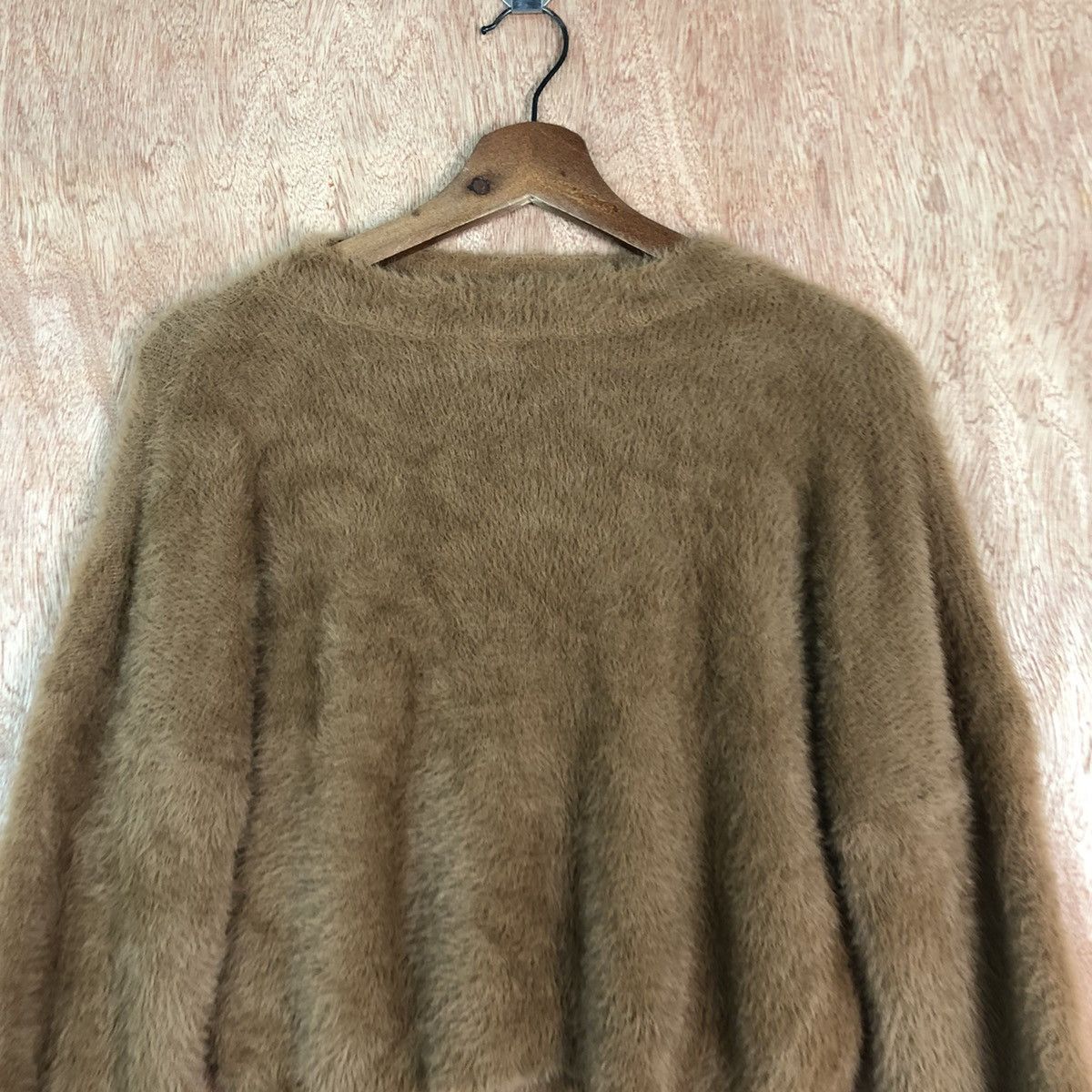 Homespun Knitwear DL Gorge Brown Faded Mohair Shag Shaggy Knitwear #c313 Size M / US 6-8 / IT 42-44 - 2 Thumbnail