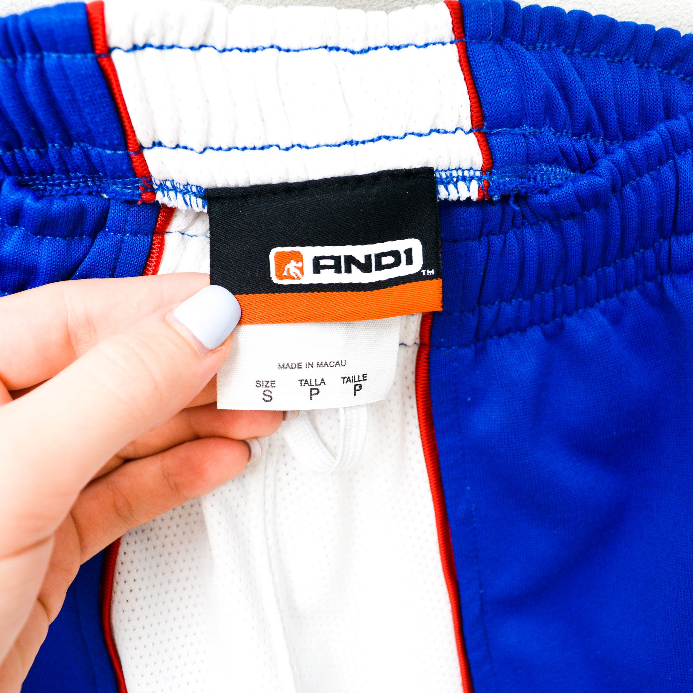 NBA × Vintage AND1 Warmup S Basketball Pants Trousers Practice Side Snap Size US 31 - 4 Thumbnail