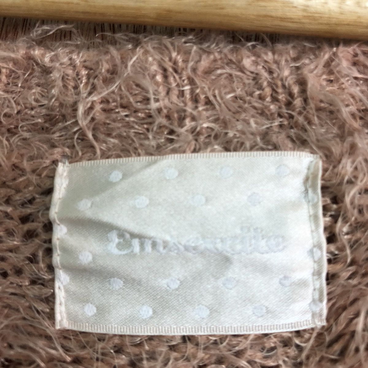 Homespun Knitwear Emsexcite Peach cardigan Mohair Shag Shaggy Knitwear #c373 Size US M / EU 48-50 / 2 - 9 Thumbnail