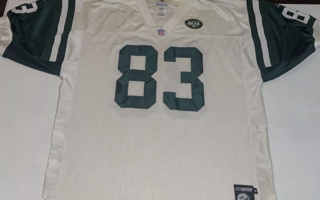 Vintage New York Jets Santana Moss NFL Reebok Jersey. 2024 Size Youth XL