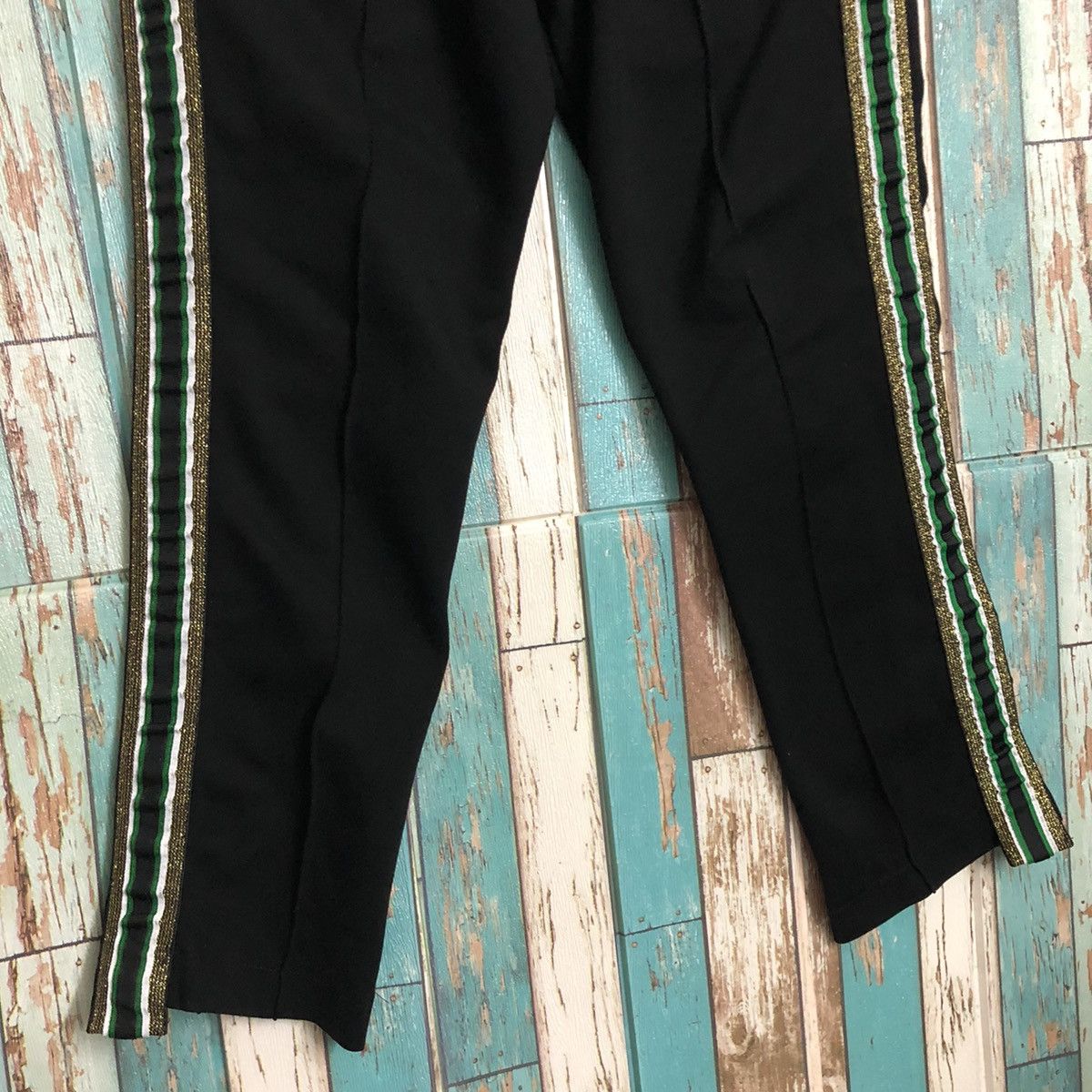Rhude Rare Rhude Jogger Pant Green Stripe Size US 29 - 4 Thumbnail