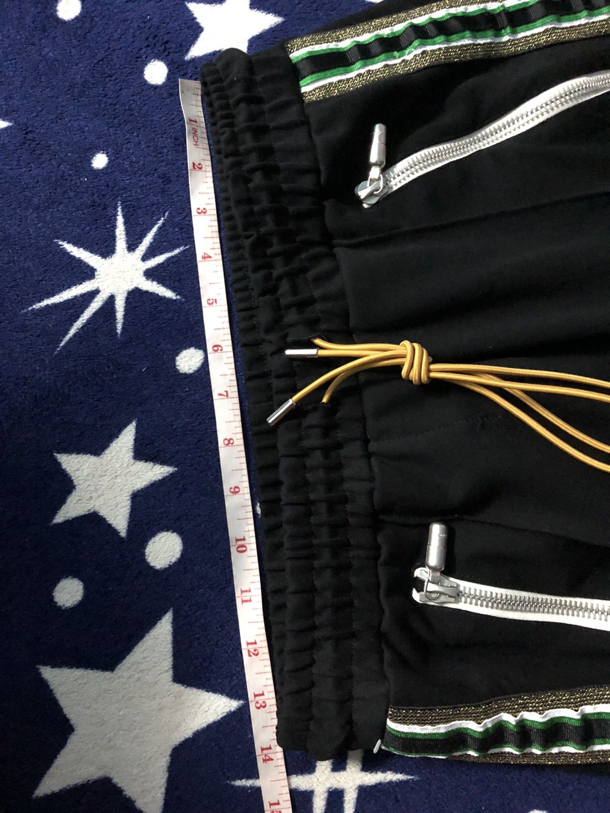 Rhude Rare Rhude Jogger Pant Green Stripe Size US 29 - 17 Thumbnail