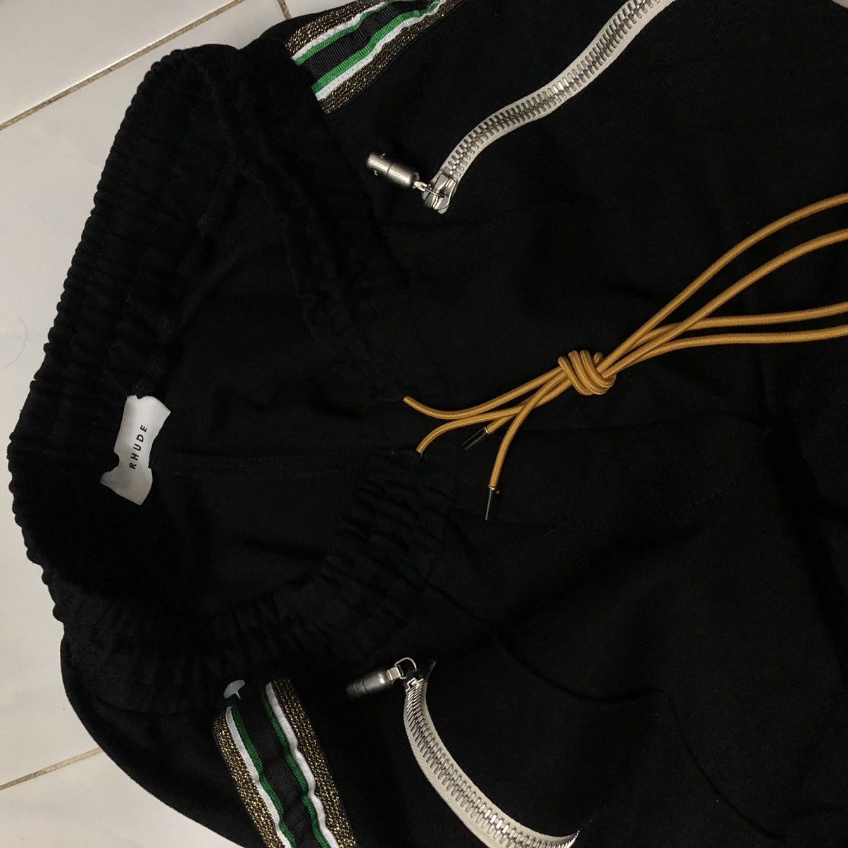 Rhude Rare Rhude Jogger Pant Green Stripe Size US 29 - 13 Thumbnail