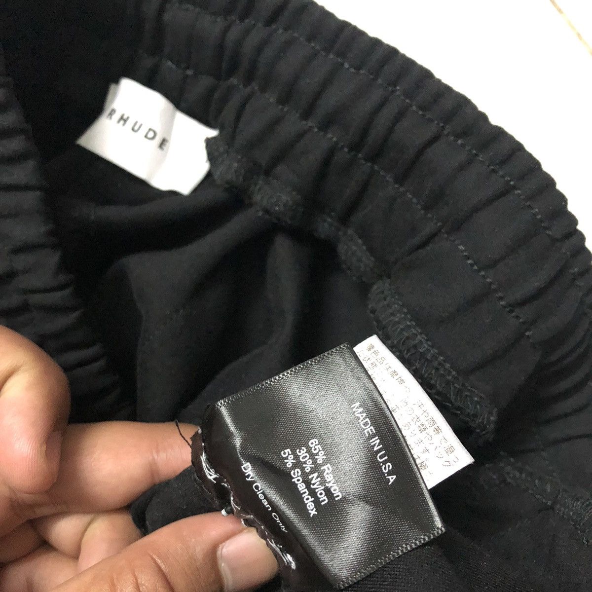 Rhude Rare Rhude Jogger Pant Green Stripe Size US 29 - 15 Thumbnail