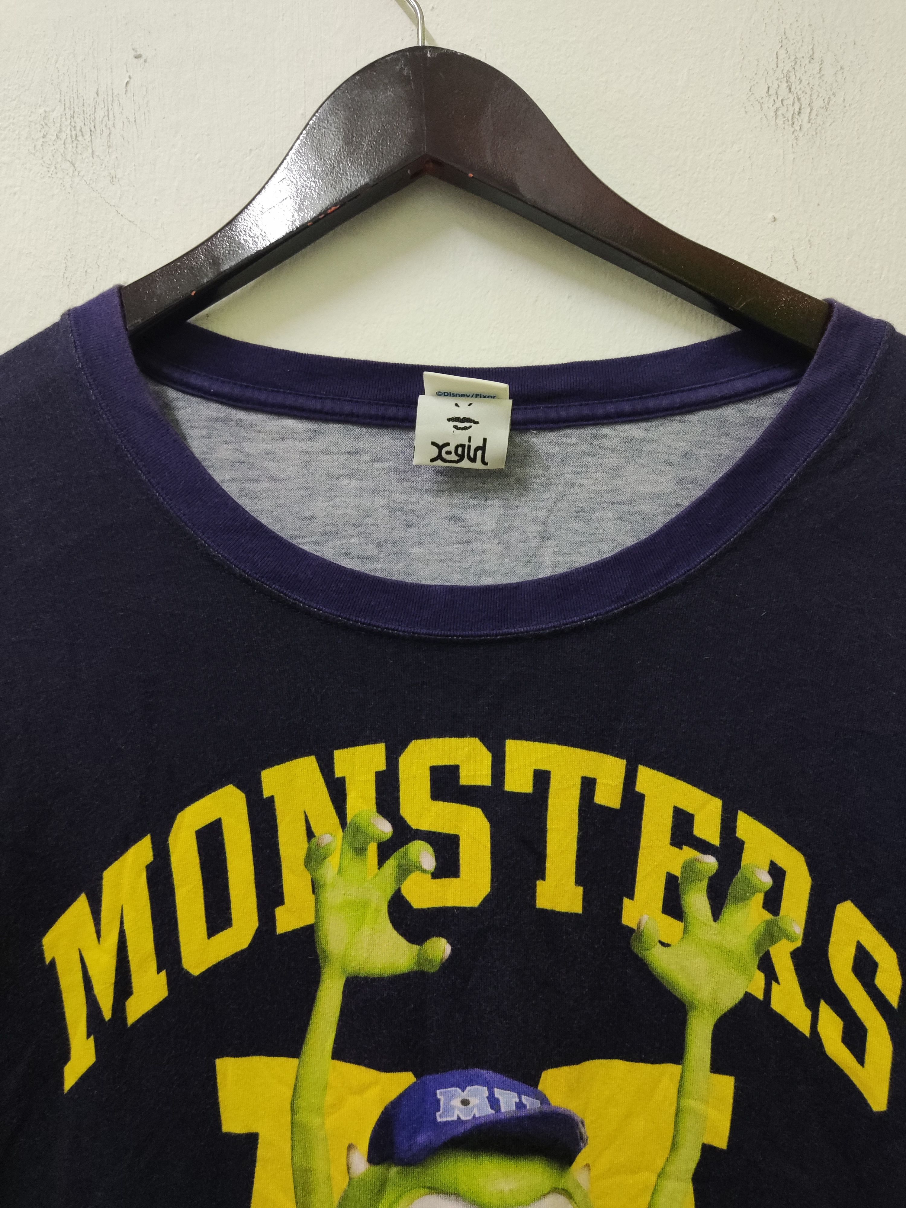 Japanese Brand × Universal Studios × X-Girl X-girl x Monster University Movie T shirt Size M / US 6-8 / IT 42-44 - 4 Thumbnail