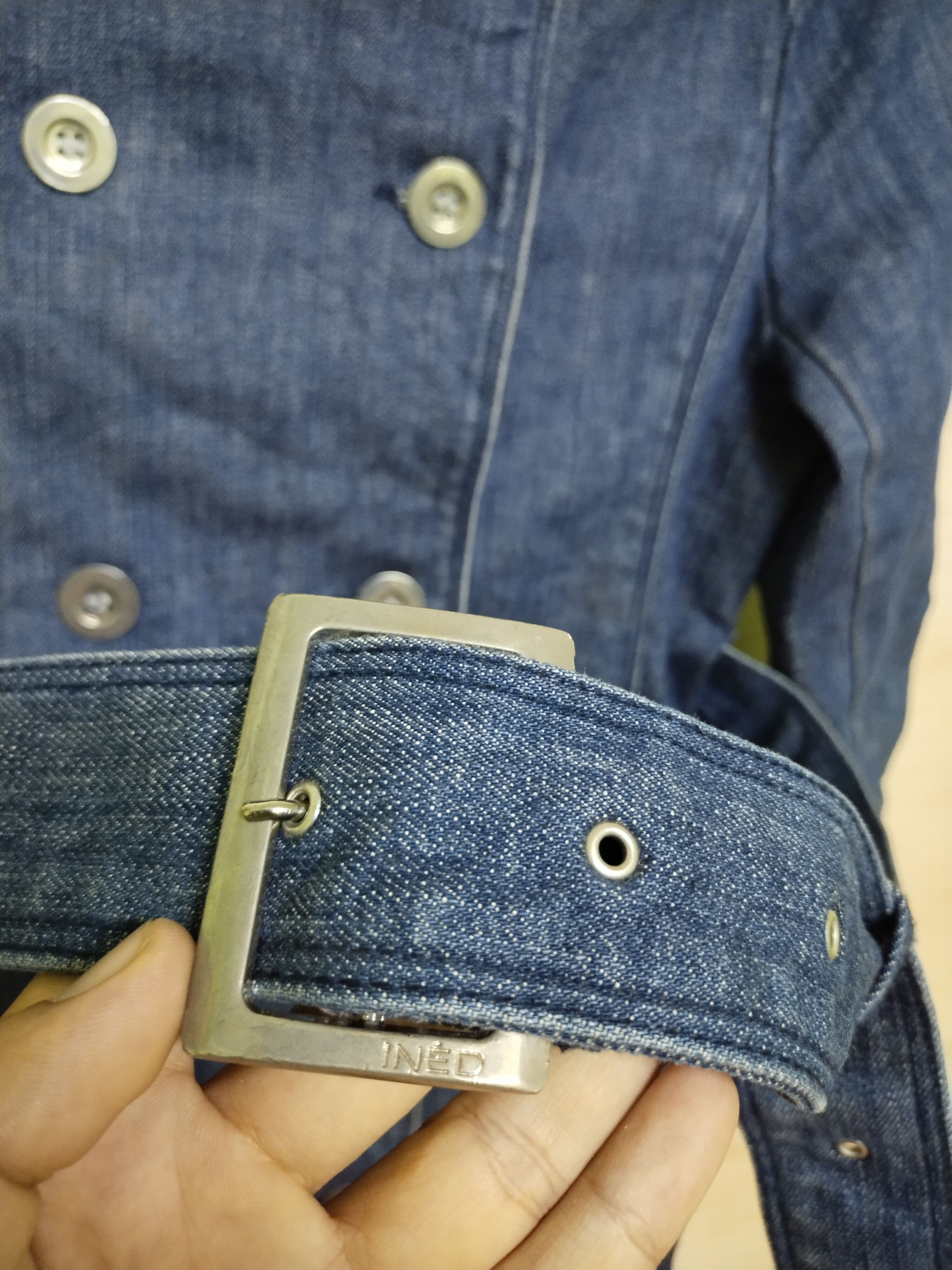 Japanese Brand × Y's × Yohji Yamamoto VTG Ined Denim Jacket Size S / US 4 / IT 40 - 5 Thumbnail