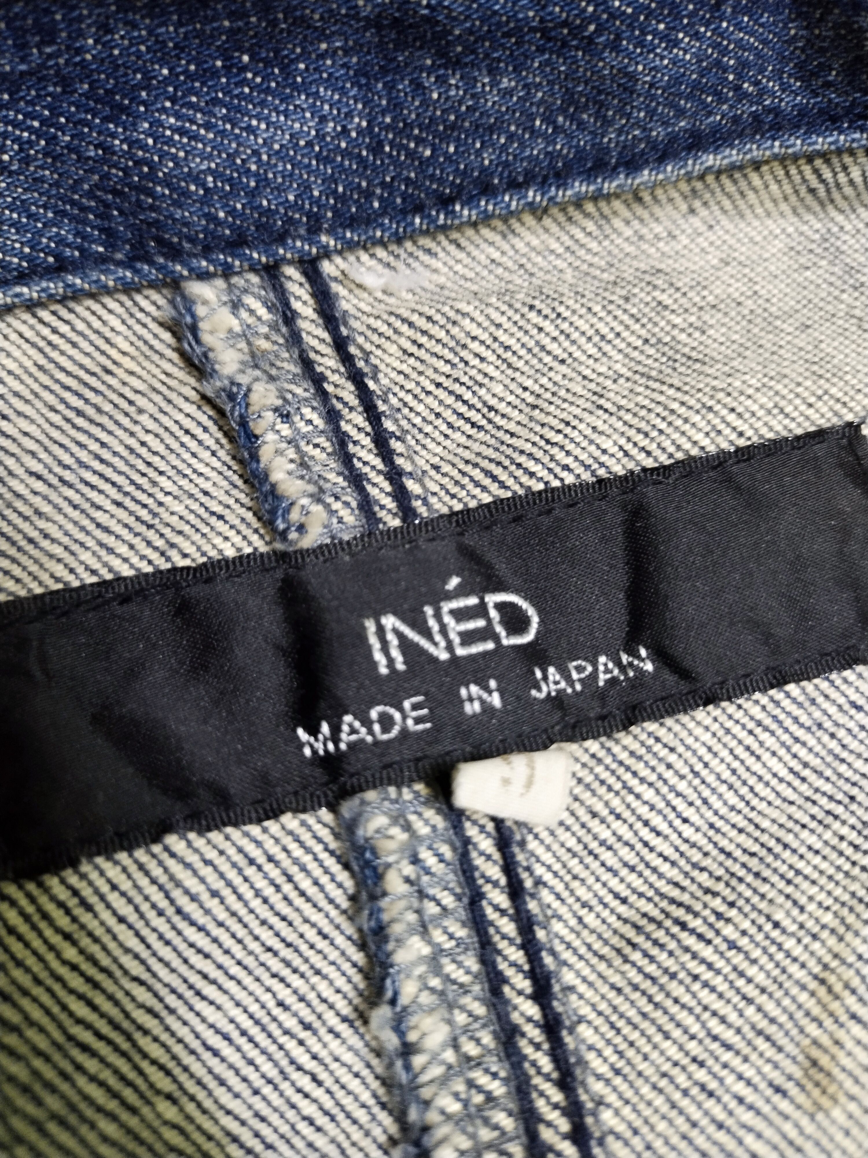 Japanese Brand × Y's × Yohji Yamamoto VTG Ined Denim Jacket Size S / US 4 / IT 40 - 11 Thumbnail