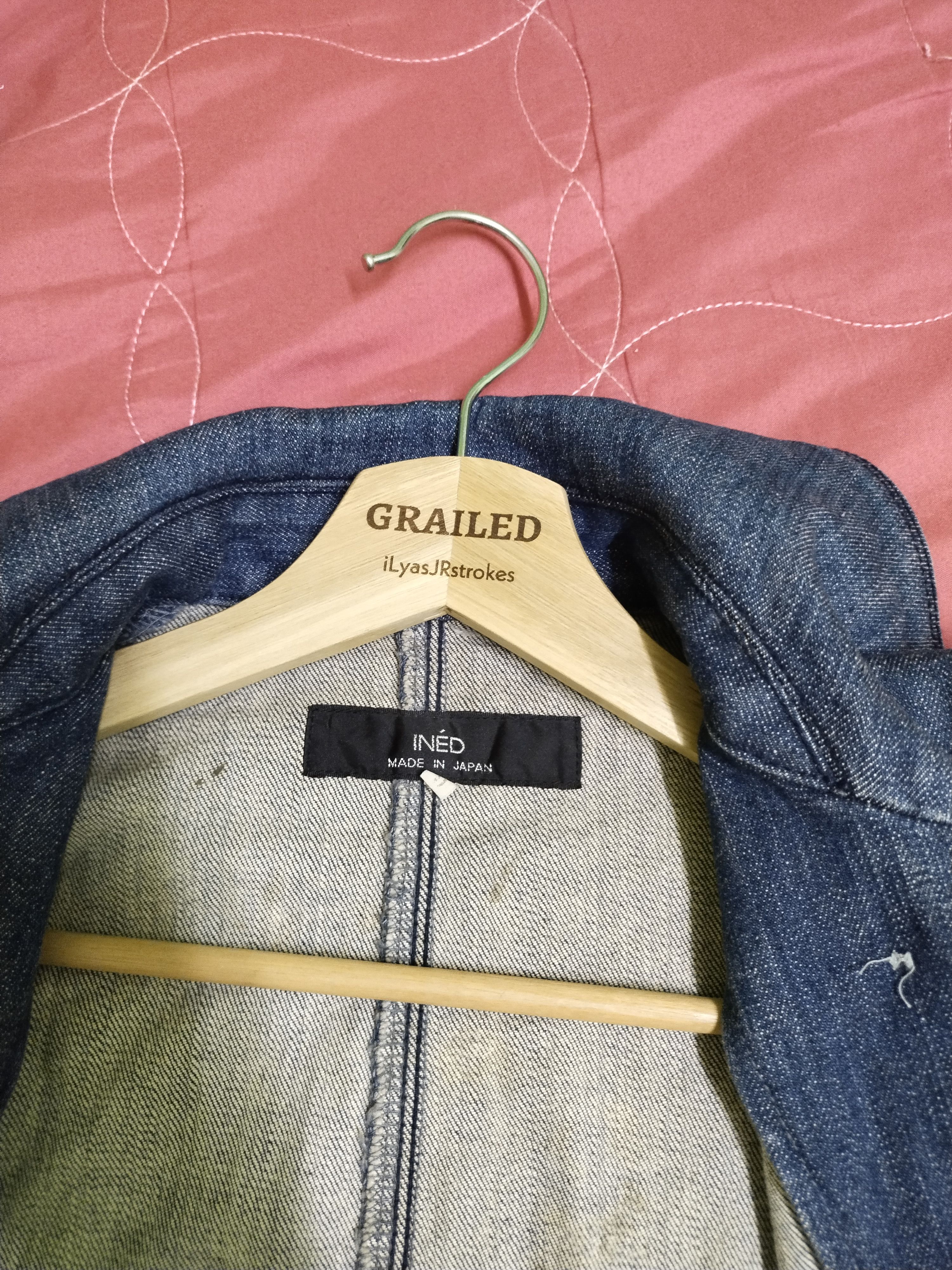 Japanese Brand × Y's × Yohji Yamamoto VTG Ined Denim Jacket Size S / US 4 / IT 40 - 15 Thumbnail
