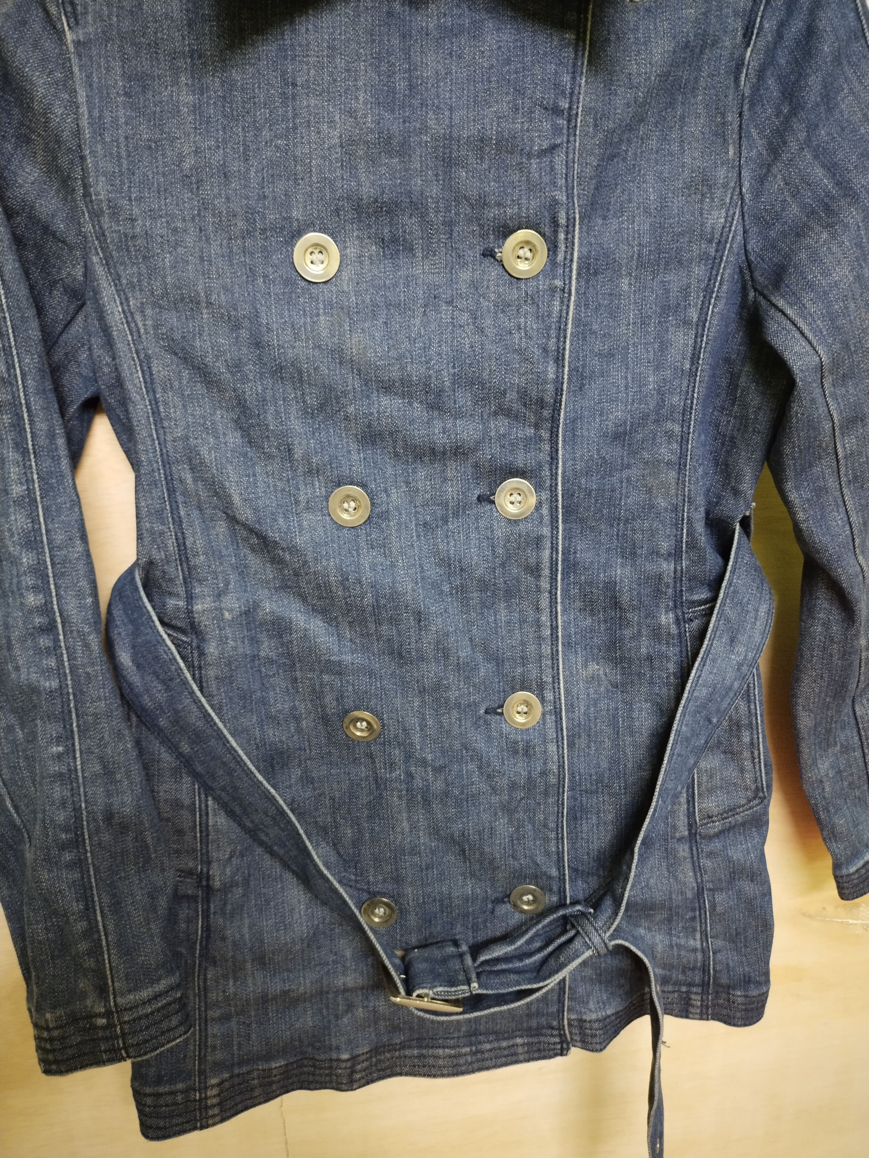 Japanese Brand × Y's × Yohji Yamamoto VTG Ined Denim Jacket Size S / US 4 / IT 40 - 3 Thumbnail