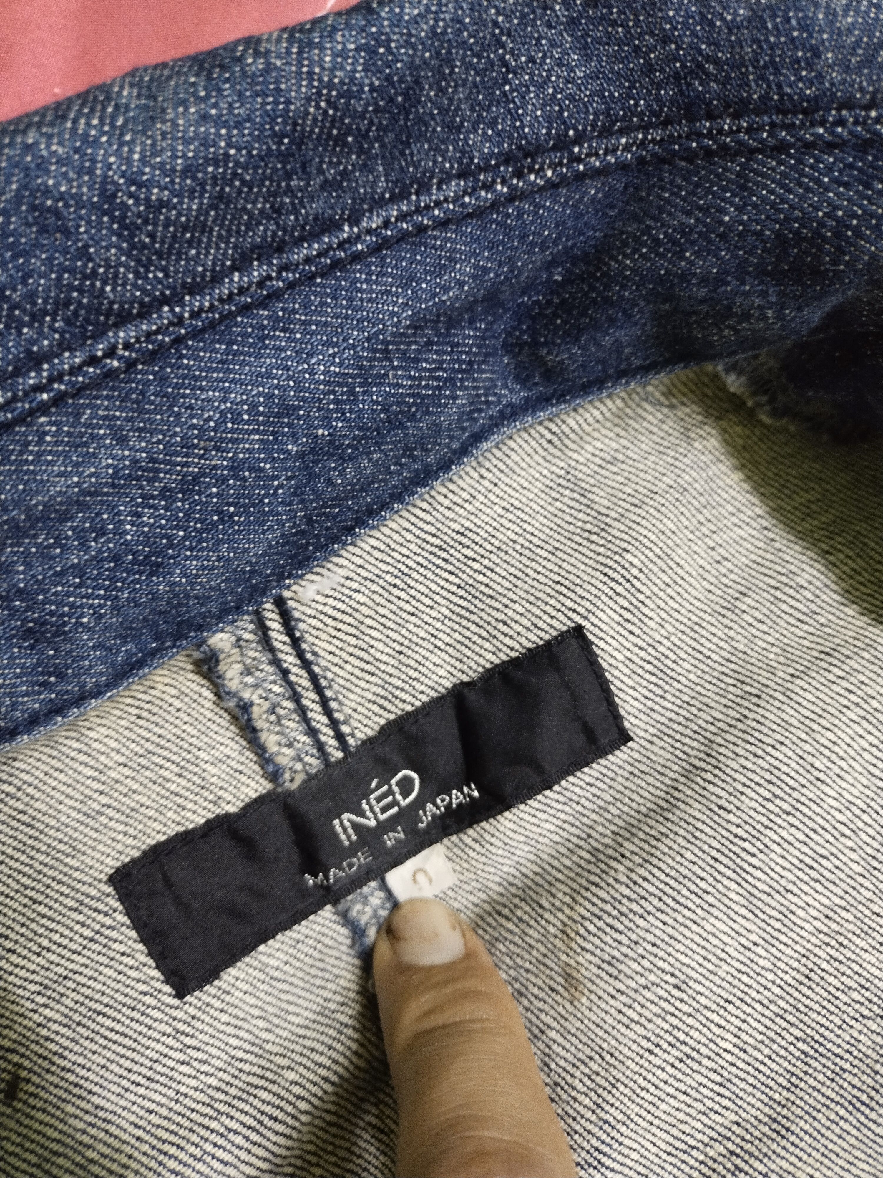 Japanese Brand × Y's × Yohji Yamamoto VTG Ined Denim Jacket Size S / US 4 / IT 40 - 12 Thumbnail