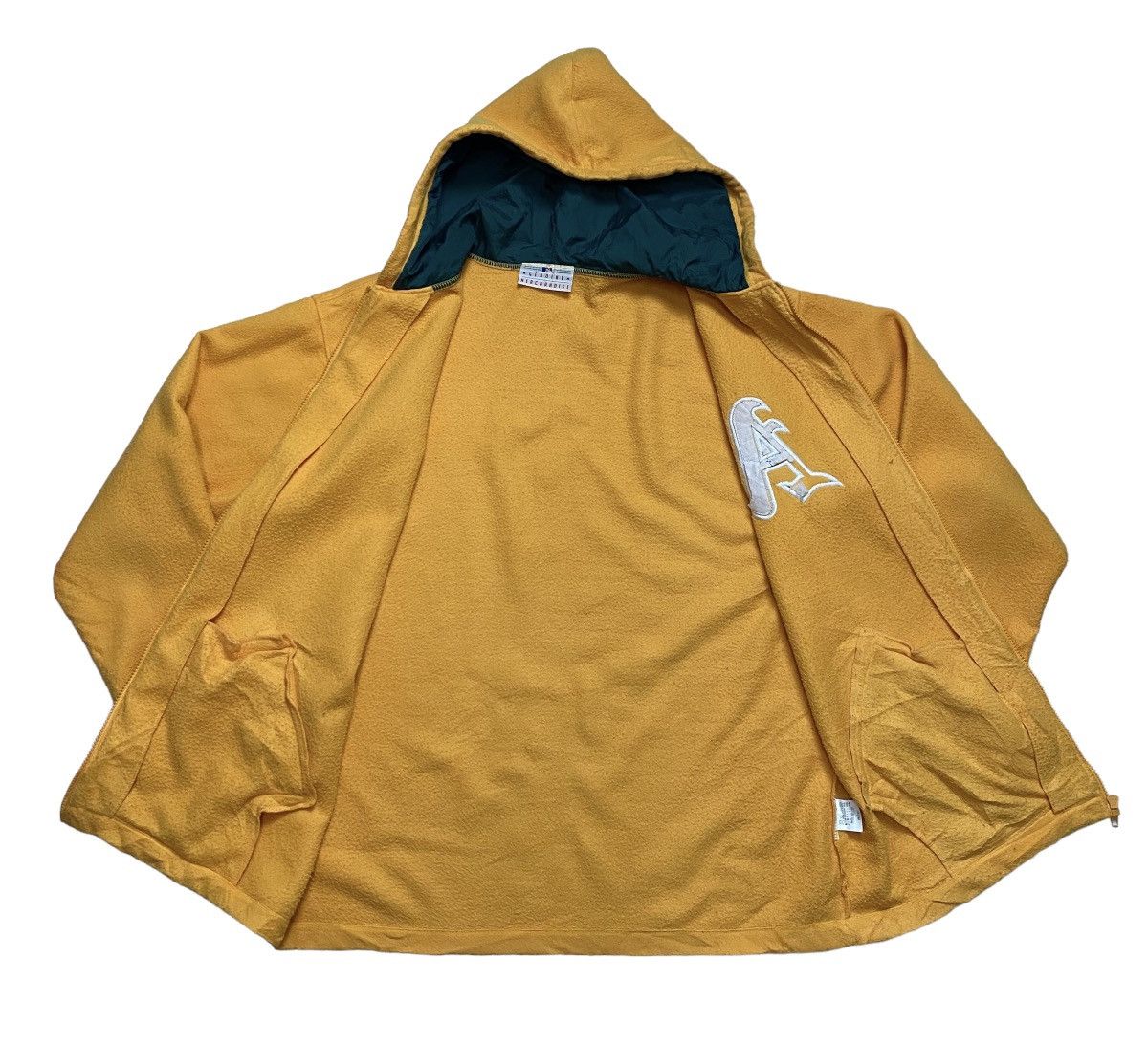 MLB Vintage MLB Oakland Athletics fleece zipper hoodie Size US L / EU 52-54 / 3 - 6 Thumbnail