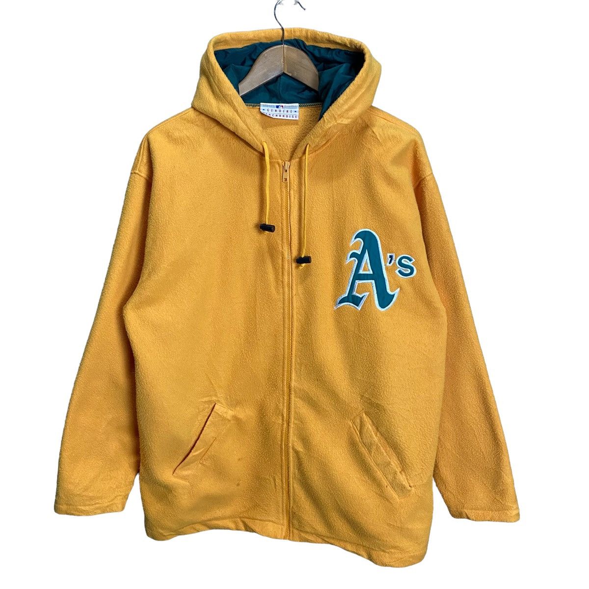 Vintage MLB Oakland Athletics fleece zipper hoodie