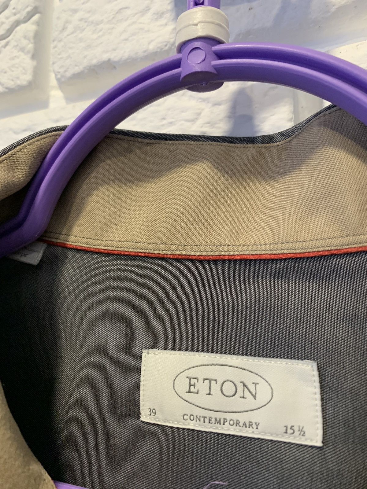 Eton × Vintage 39/15 Eton Contemporary Button Up Shirt Luxury Y2K Size US M / EU 48-50 / 2 - 3 Thumbnail