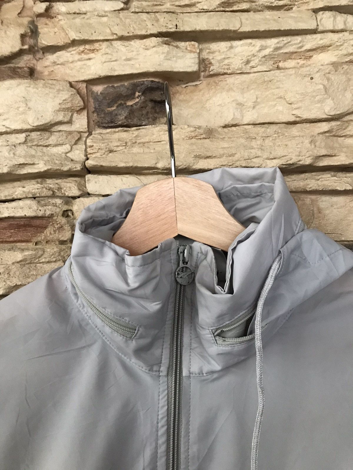 Asics Vintage Jaspo Asics Windbreaker Hoodies Size US L / EU 52-54 / 3 - 6 Thumbnail