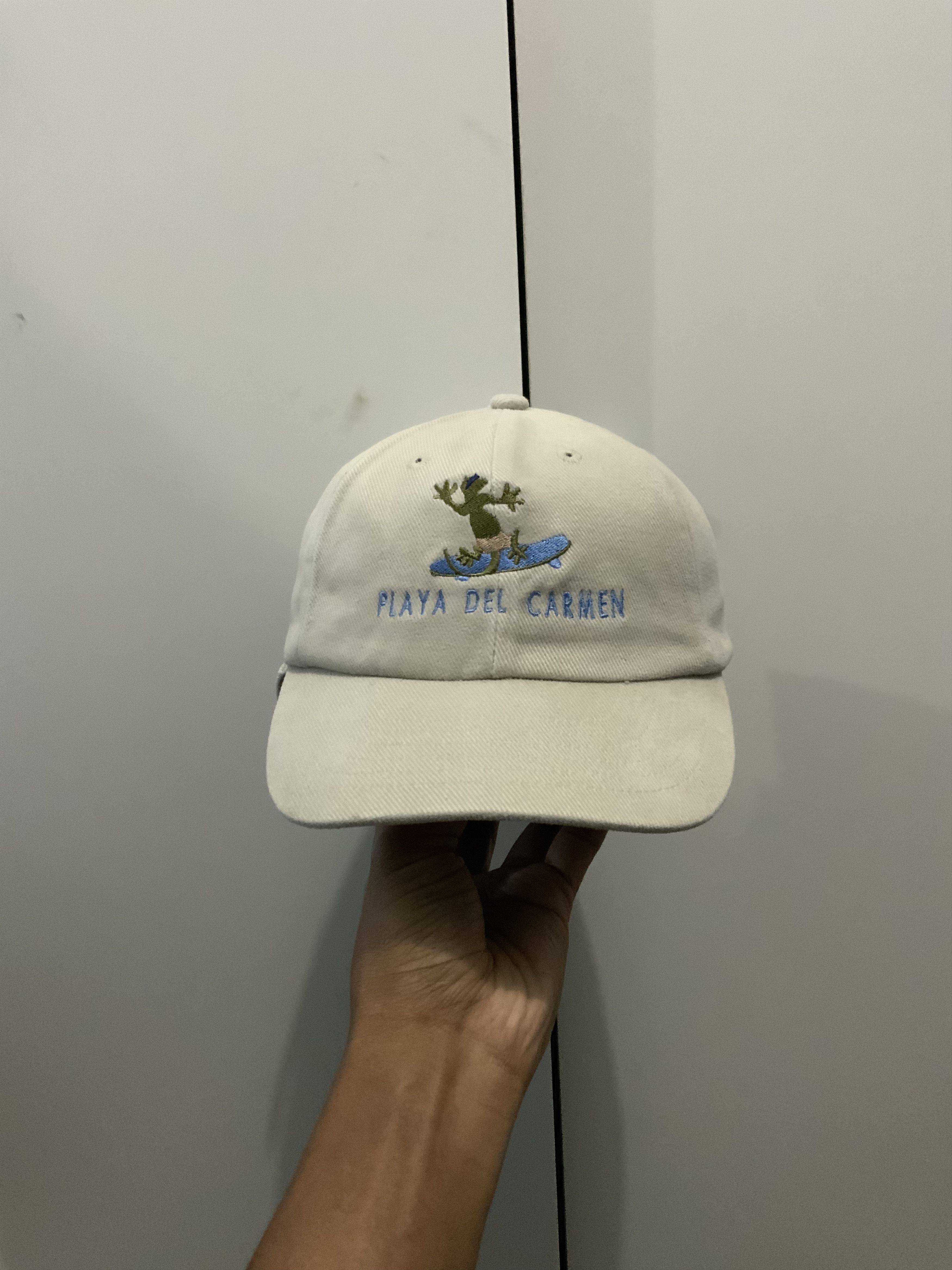 Vintage Vintage Spellout Playa Del Carmen Hat Cap Size ONE SIZE - 1 Thumbnail