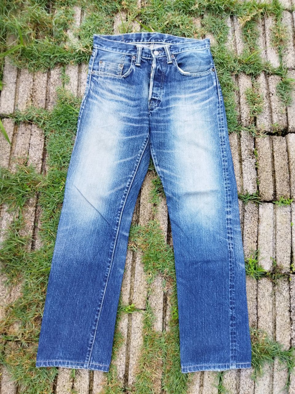 image of Distressed Denim x Eternal Vintage Eternal Japan Distressed Jeans in Blue Distressed (Size 30)