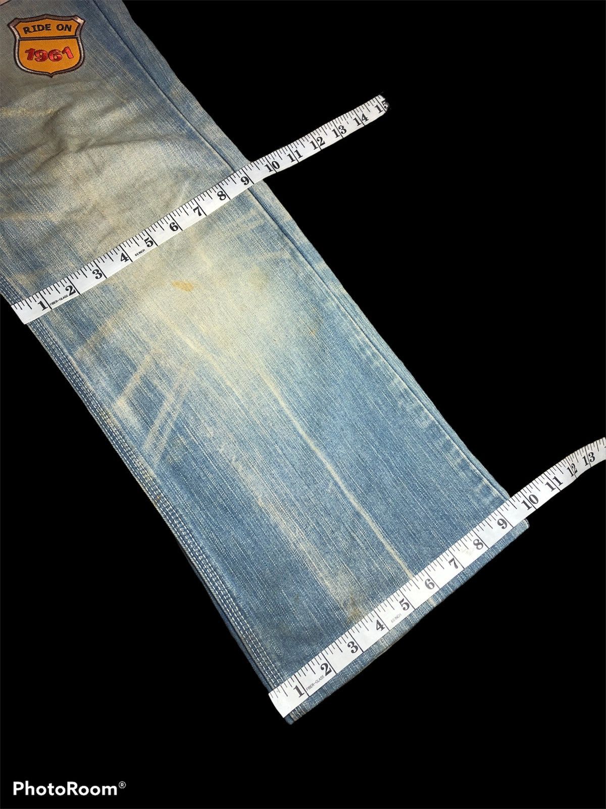Edwin FLARE⚡️⚡️EDWIN WASHED BLUE DISTRESSED DENIM Size US 36 / EU 52 - 7 Thumbnail