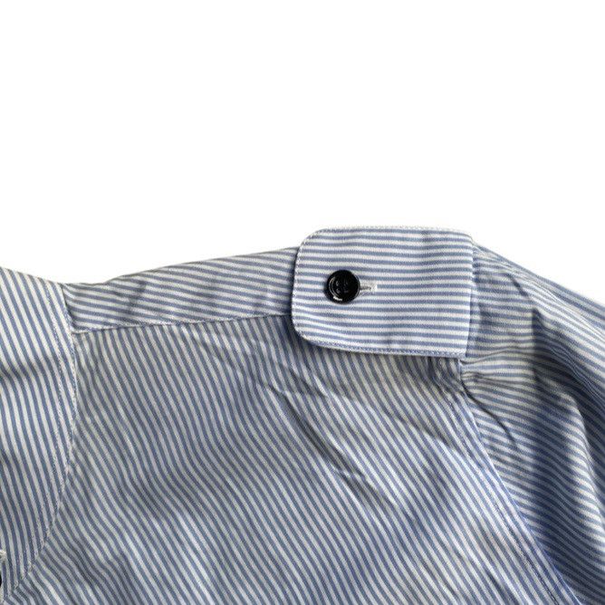 Balenciaga 2005 Nicolas Ghesquiere Blue/White Stripe Shirt Size US S / EU 44-46 / 1 - 2 Thumbnail