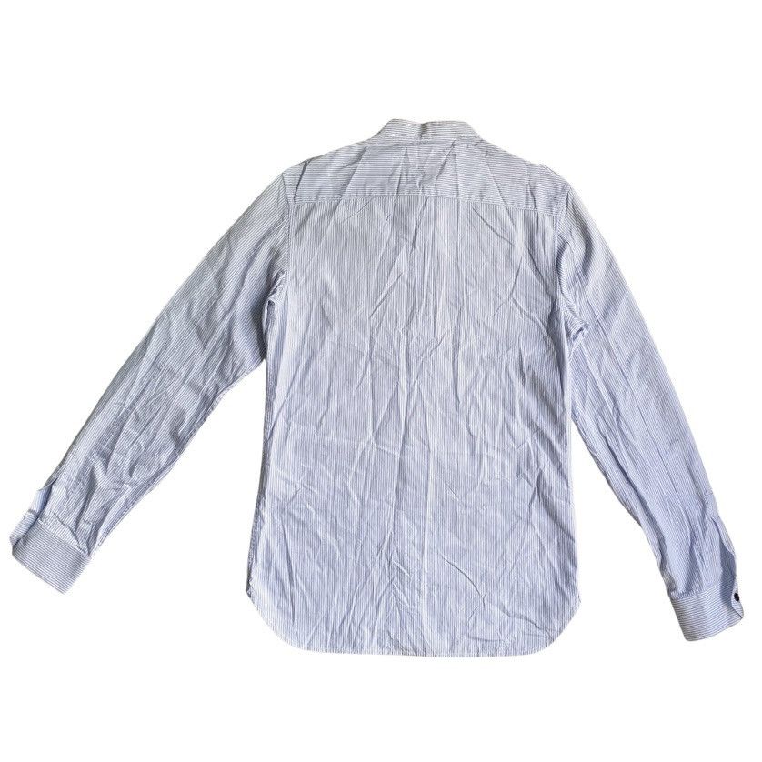 Balenciaga 2005 Nicolas Ghesquiere Blue/White Stripe Shirt Size US S / EU 44-46 / 1 - 3 Thumbnail