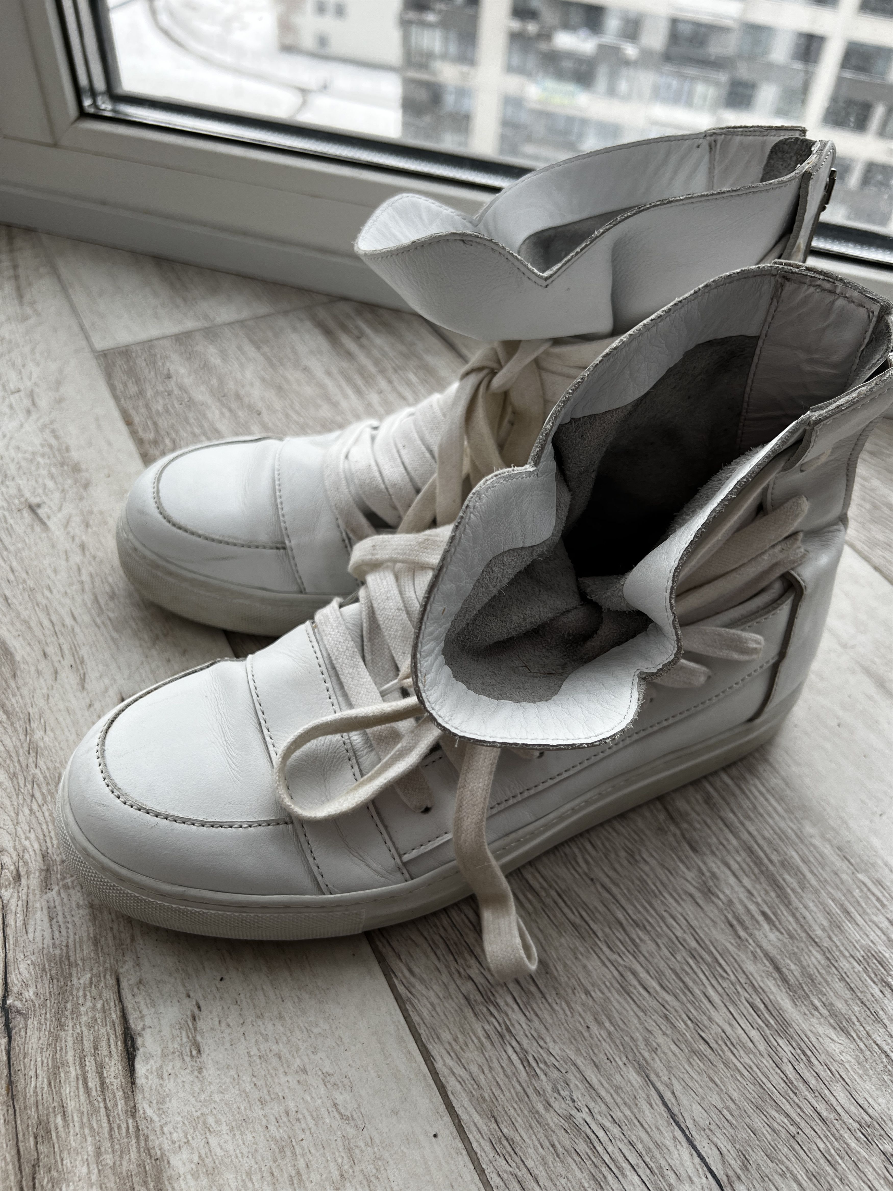 Kris Van Assche Kris Van Assche - White Multi Lace Sneakers 42.5
