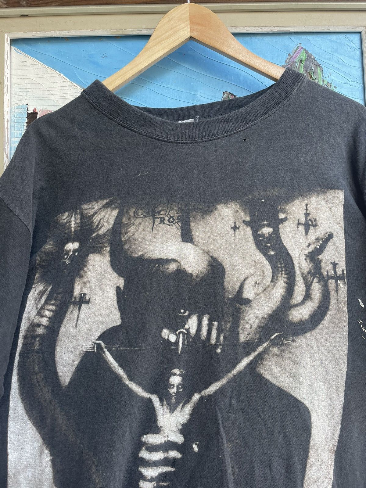 Band Tees Celtic Frost To Mega Therion Vintage Distressed Band Tee Size US L / EU 52-54 / 3 - 2 Thumbnail