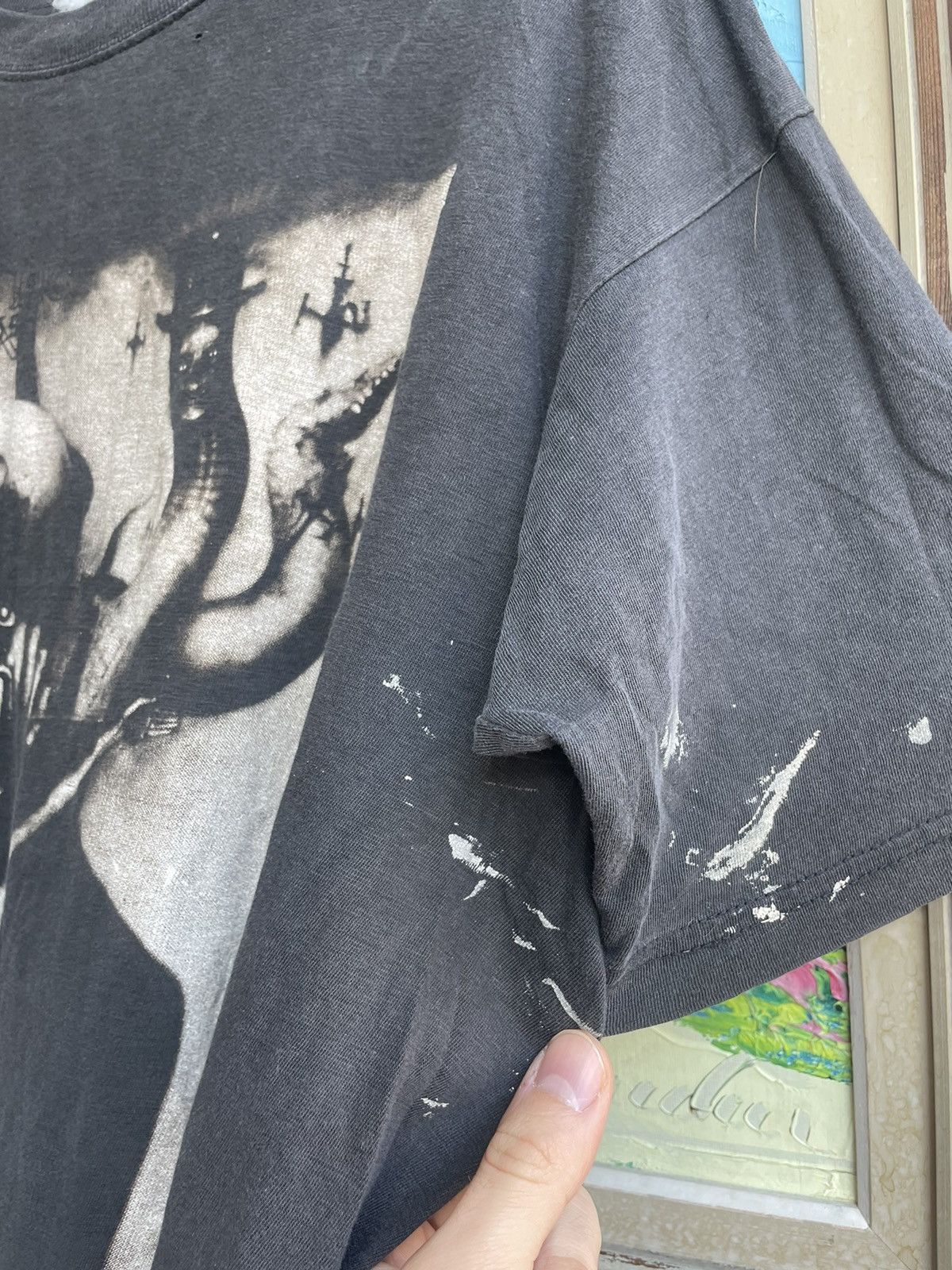 Band Tees Celtic Frost To Mega Therion Vintage Distressed Band Tee Size US L / EU 52-54 / 3 - 5 Thumbnail