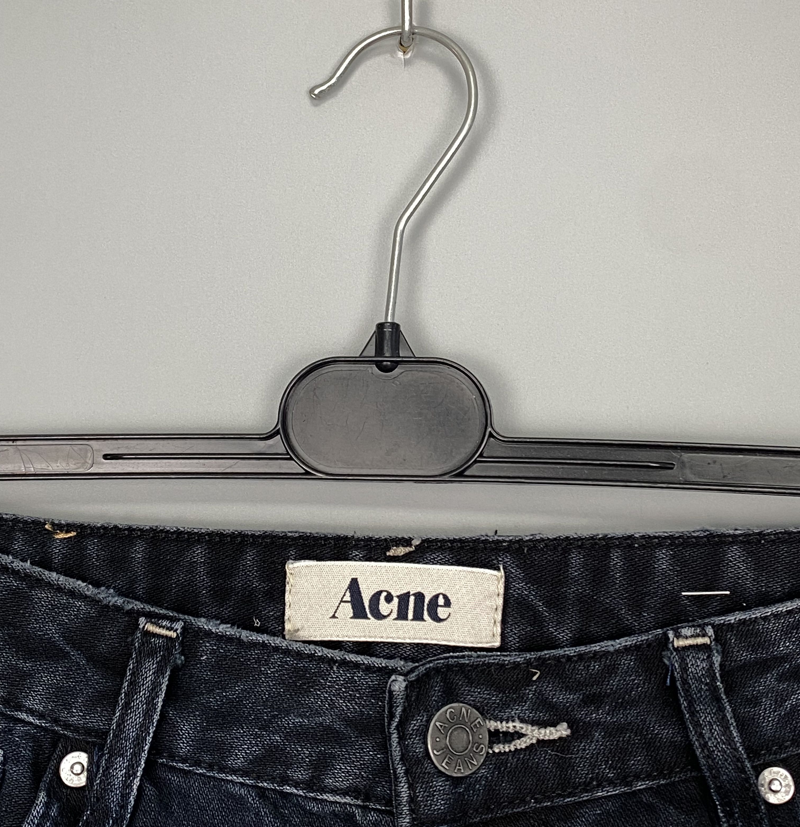 Acne Studios ACNE Hug Black Ness Jeans Leather Patch Size US 27 - 5 Thumbnail