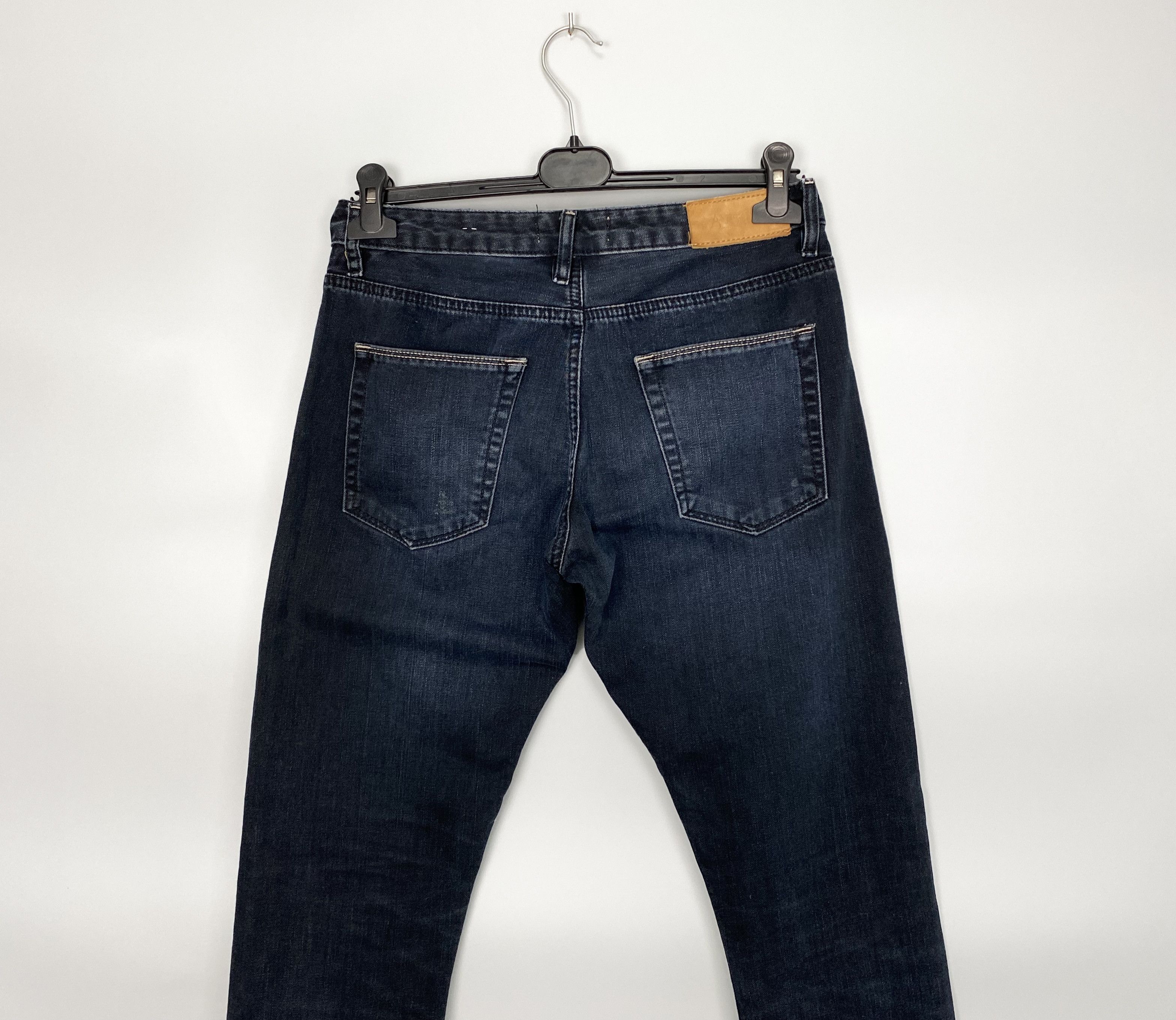 Acne Studios ACNE Hug Black Ness Jeans Leather Patch Size US 27 - 9 Thumbnail