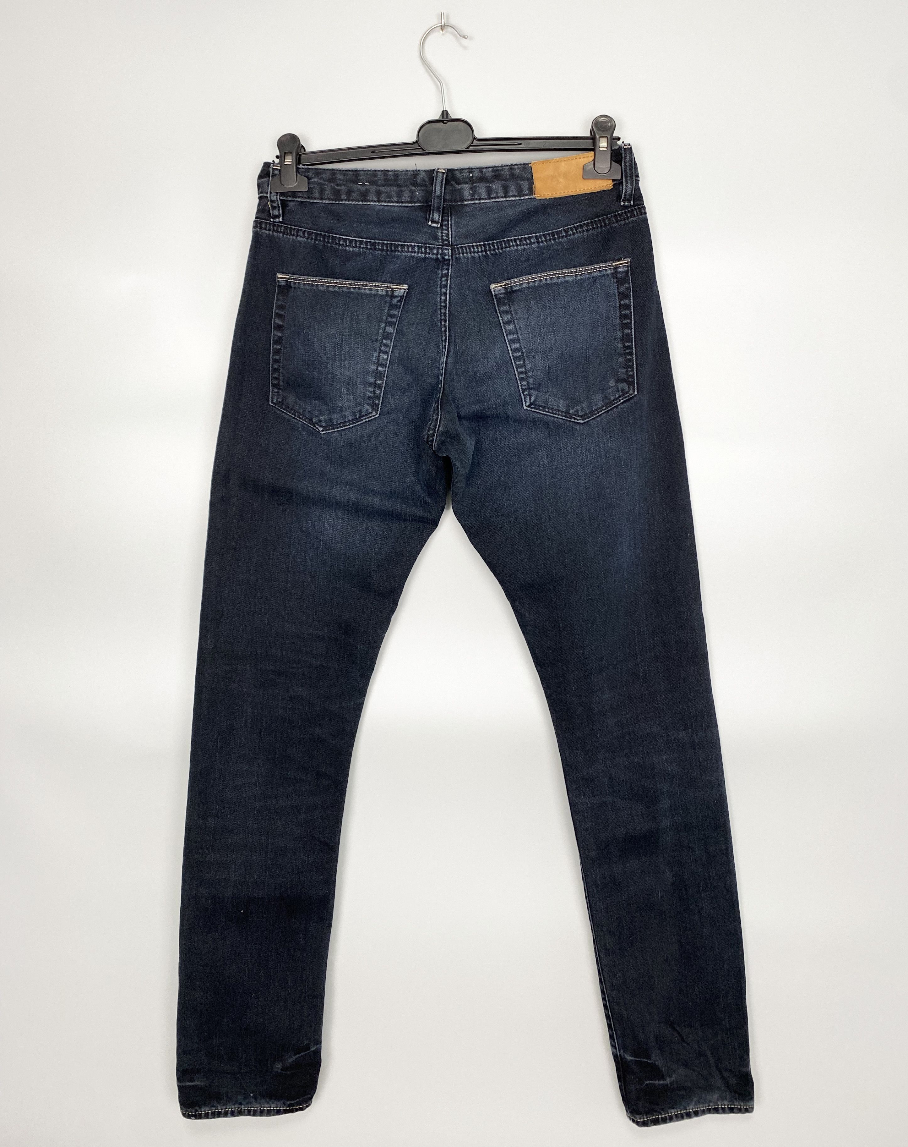 Acne Studios ACNE Hug Black Ness Jeans Leather Patch Size US 27 - 8 Thumbnail