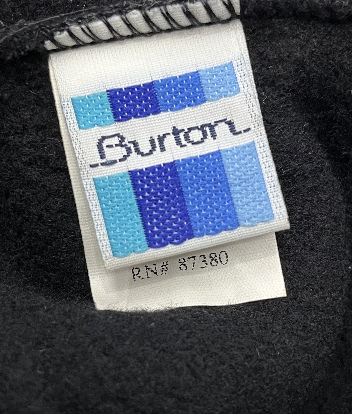 Burton × Vintage 🔥 90’s Made in USA BURTON Acrylic Fleece Ear Flap Beanie Size ONE SIZE - 7 Thumbnail
