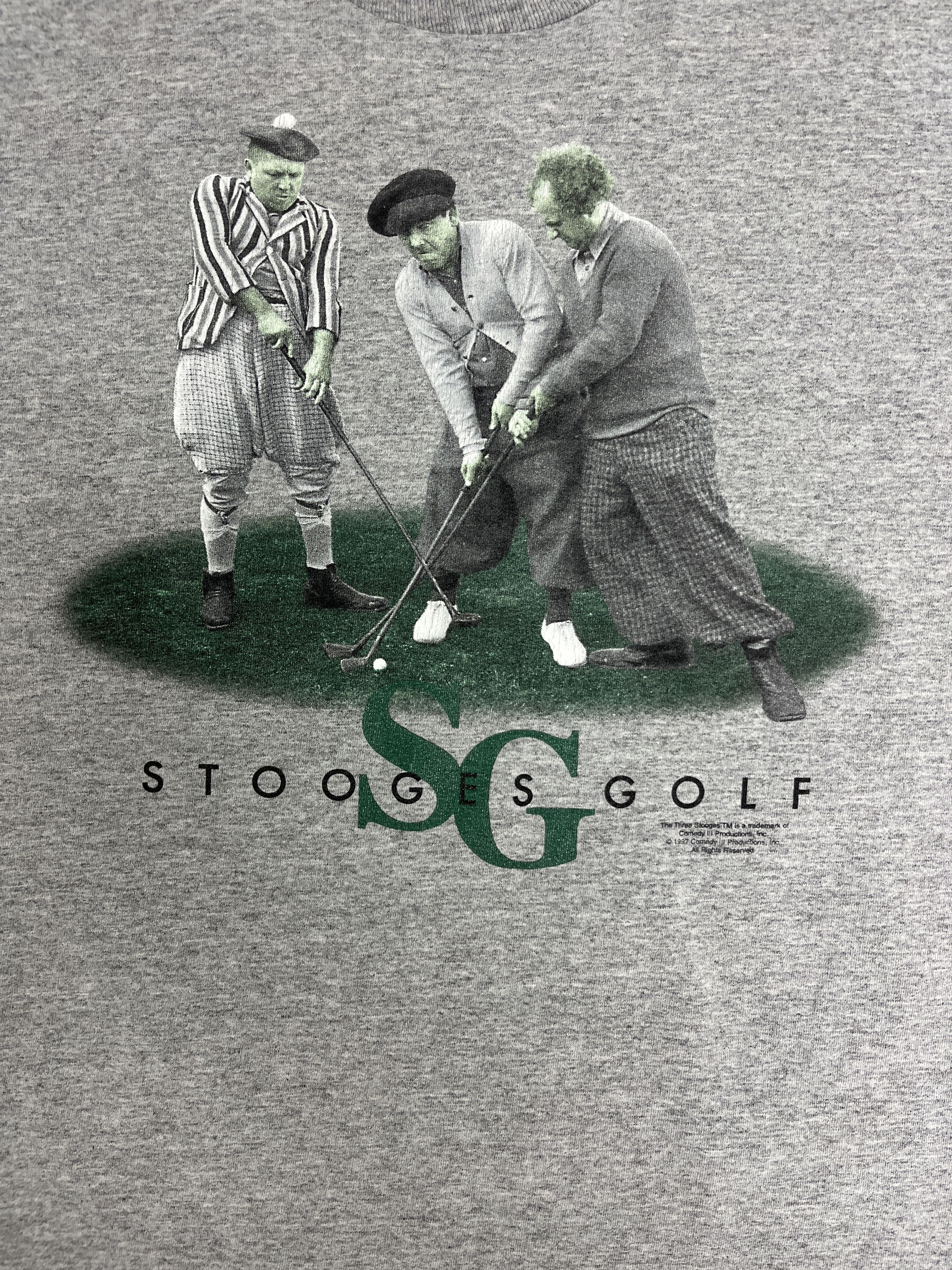 Vintage The Three Stooges Golf Vintage Made in USA T-Shirt Size US XL / EU 56 / 4 - 2 Thumbnail
