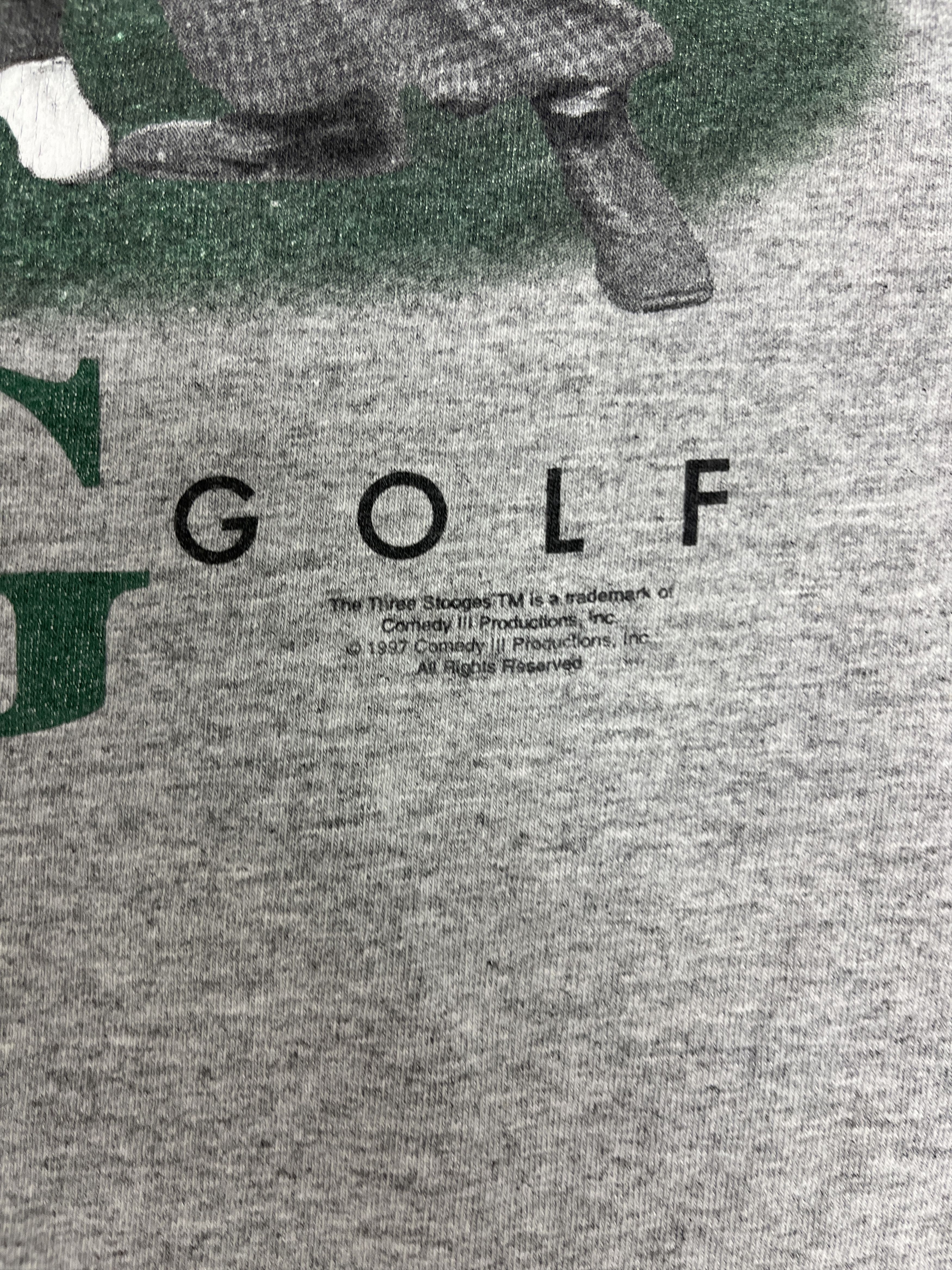 Vintage The Three Stooges Golf Vintage Made in USA T-Shirt Size US XL / EU 56 / 4 - 3 Thumbnail