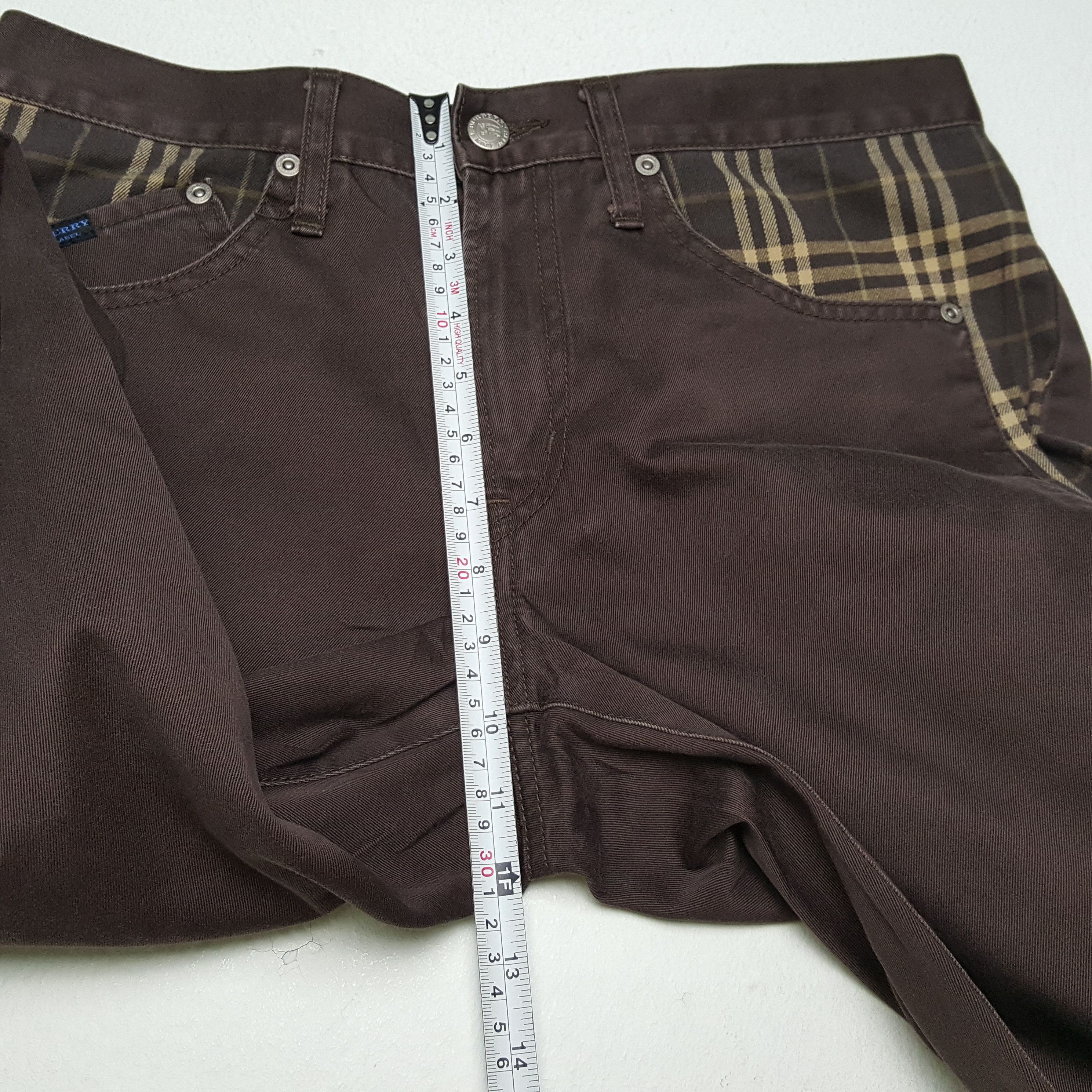 Burberry × Vintage Vintage BURBERRY LONDON BLUE LABEL Nova Check Trousers Pants Size US 32 / EU 48 - 8 Thumbnail