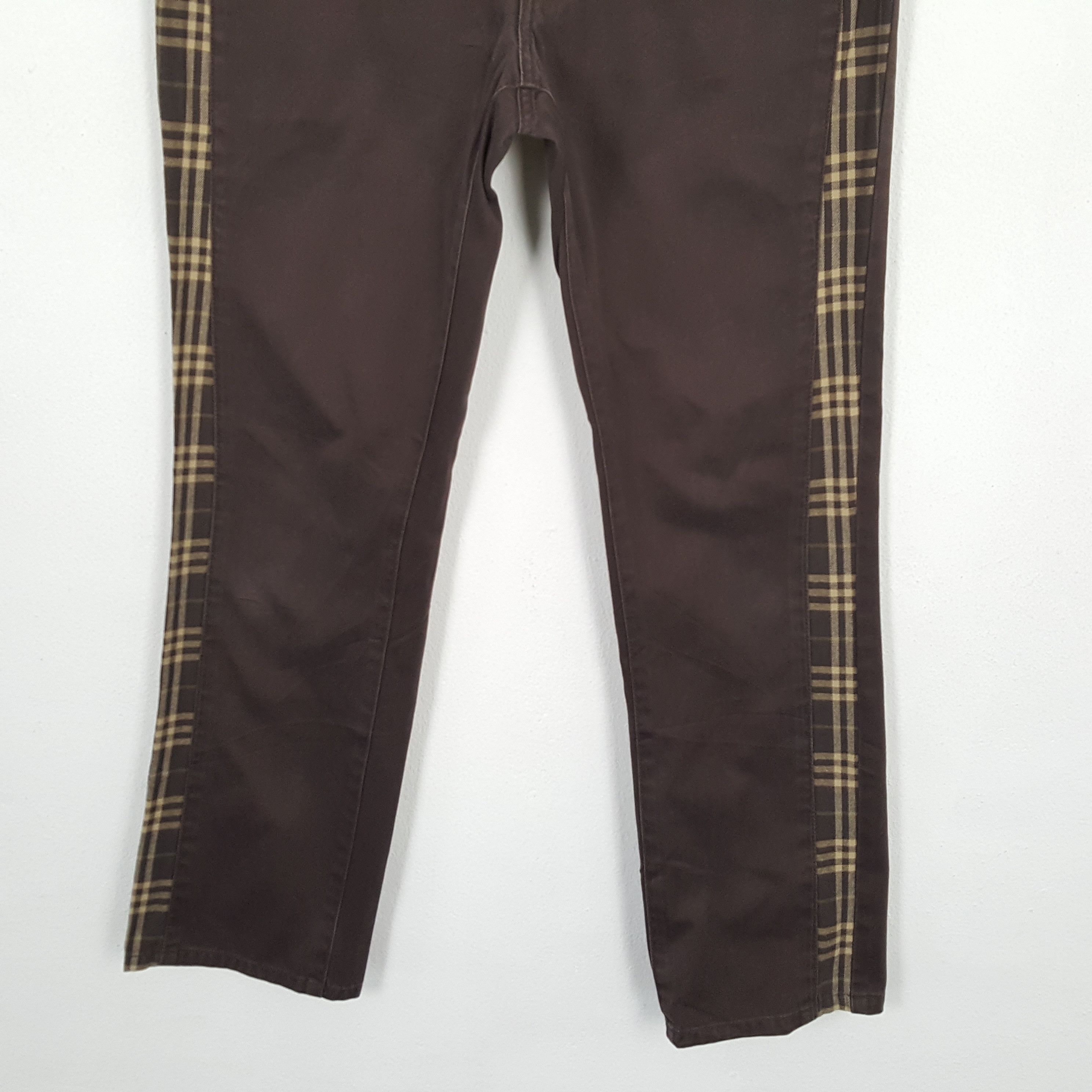 Burberry × Vintage Vintage BURBERRY LONDON BLUE LABEL Nova Check Trousers Pants Size US 32 / EU 48 - 3 Thumbnail