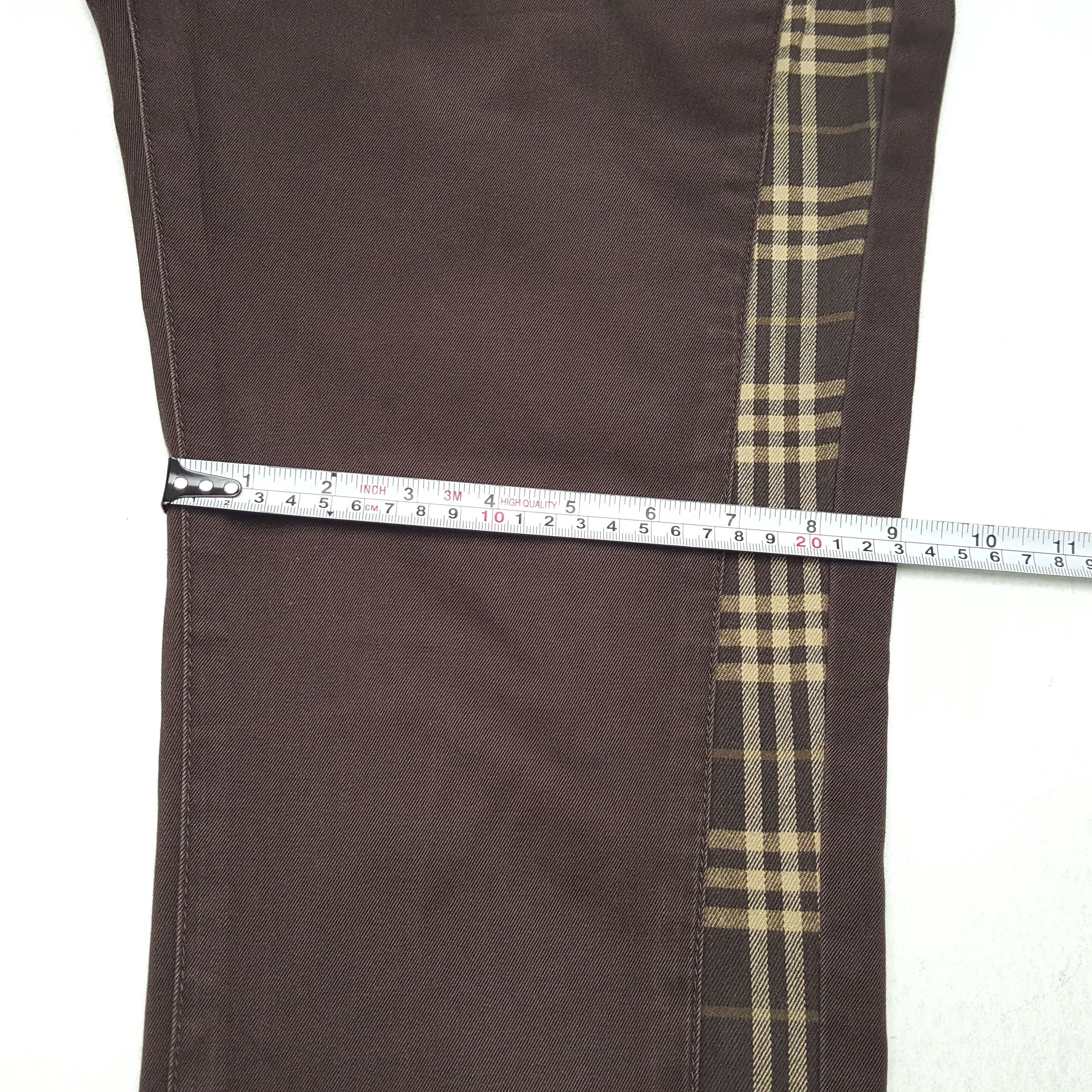 Burberry × Vintage Vintage BURBERRY LONDON BLUE LABEL Nova Check Trousers Pants Size US 32 / EU 48 - 10 Thumbnail