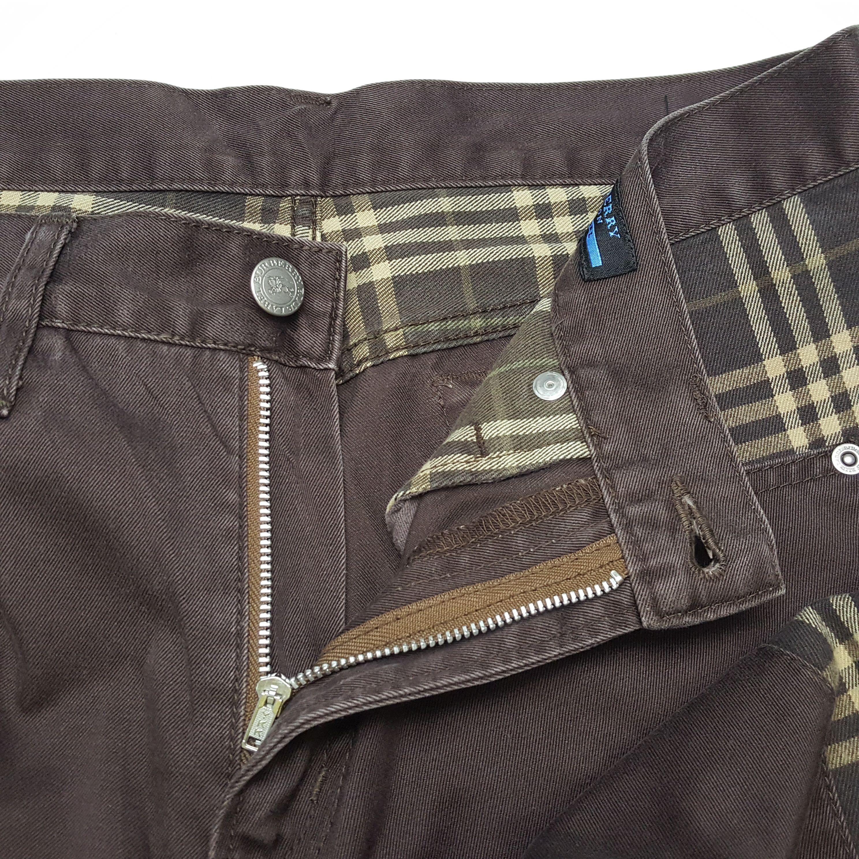 Burberry × Vintage Vintage BURBERRY LONDON BLUE LABEL Nova Check Trousers Pants Size US 32 / EU 48 - 14 Thumbnail