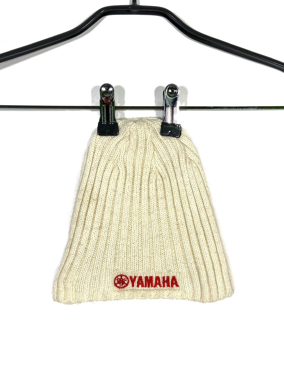 Vintage Yamaha Vintage Beanie Hat Beige Size ONE SIZE - 2 Thumbnail