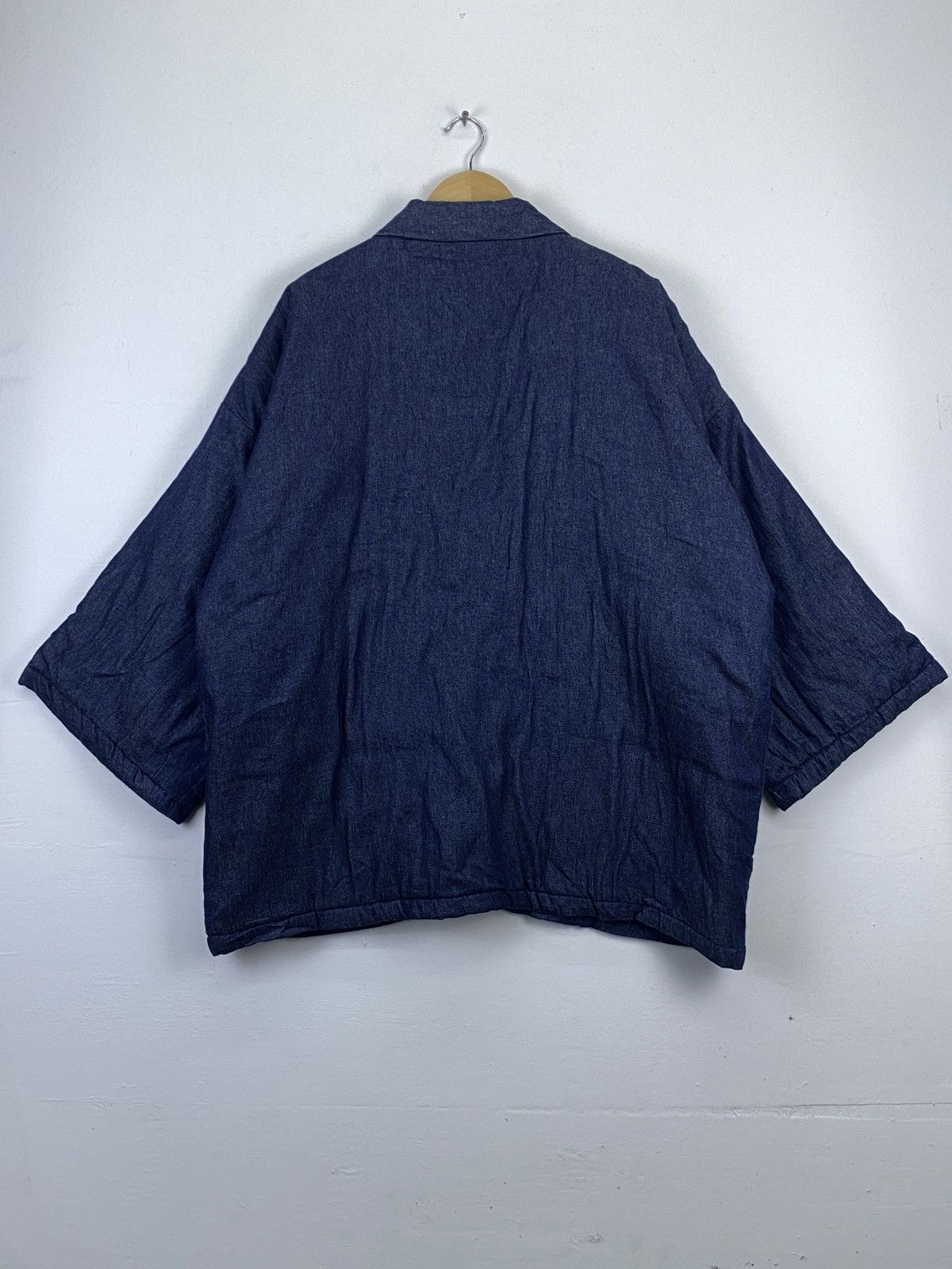 Gianni Valentino × Valentino × Vintage Vintage Gianni Valentino Kimono Jacket Jeans Design Size US XL / EU 56 / 4 - 2 Thumbnail