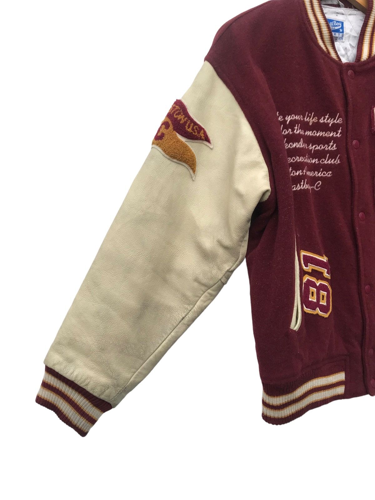 Vintage Vintage East Boy Varsity Jacket Streetwear Fashion Jacket Size US L / EU 52-54 / 3 - 5 Thumbnail