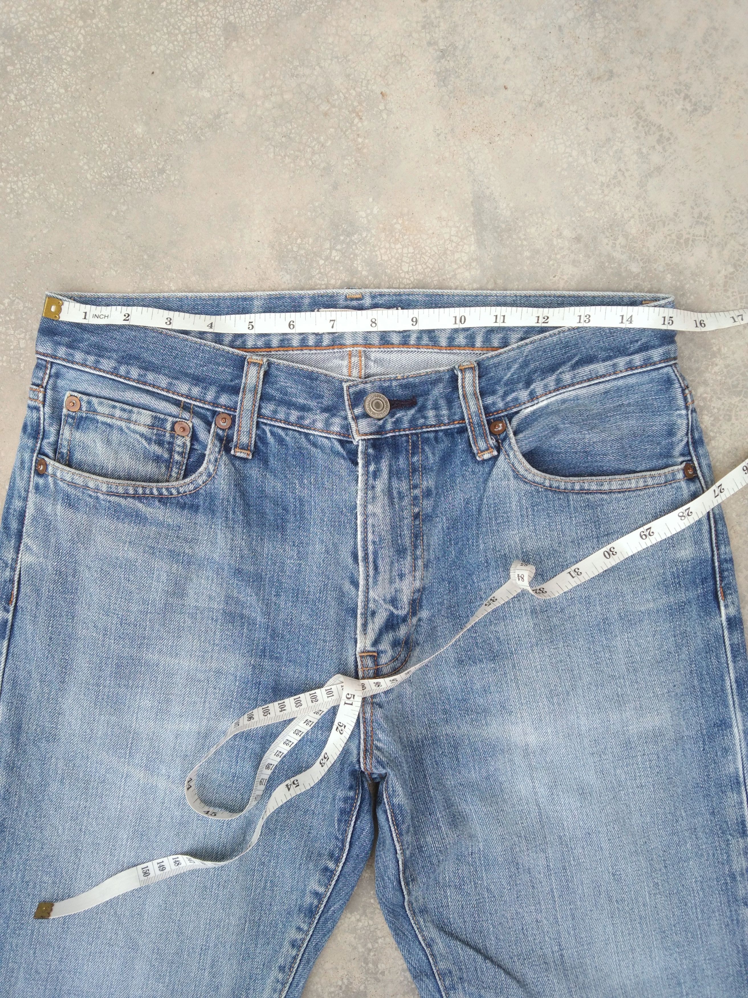 Japanese Brand × Jean × Vintage Vintage Japanese Brand Uniqlo Distressed Jeans 30x30 Size US 30 / EU 46 - 4 Thumbnail