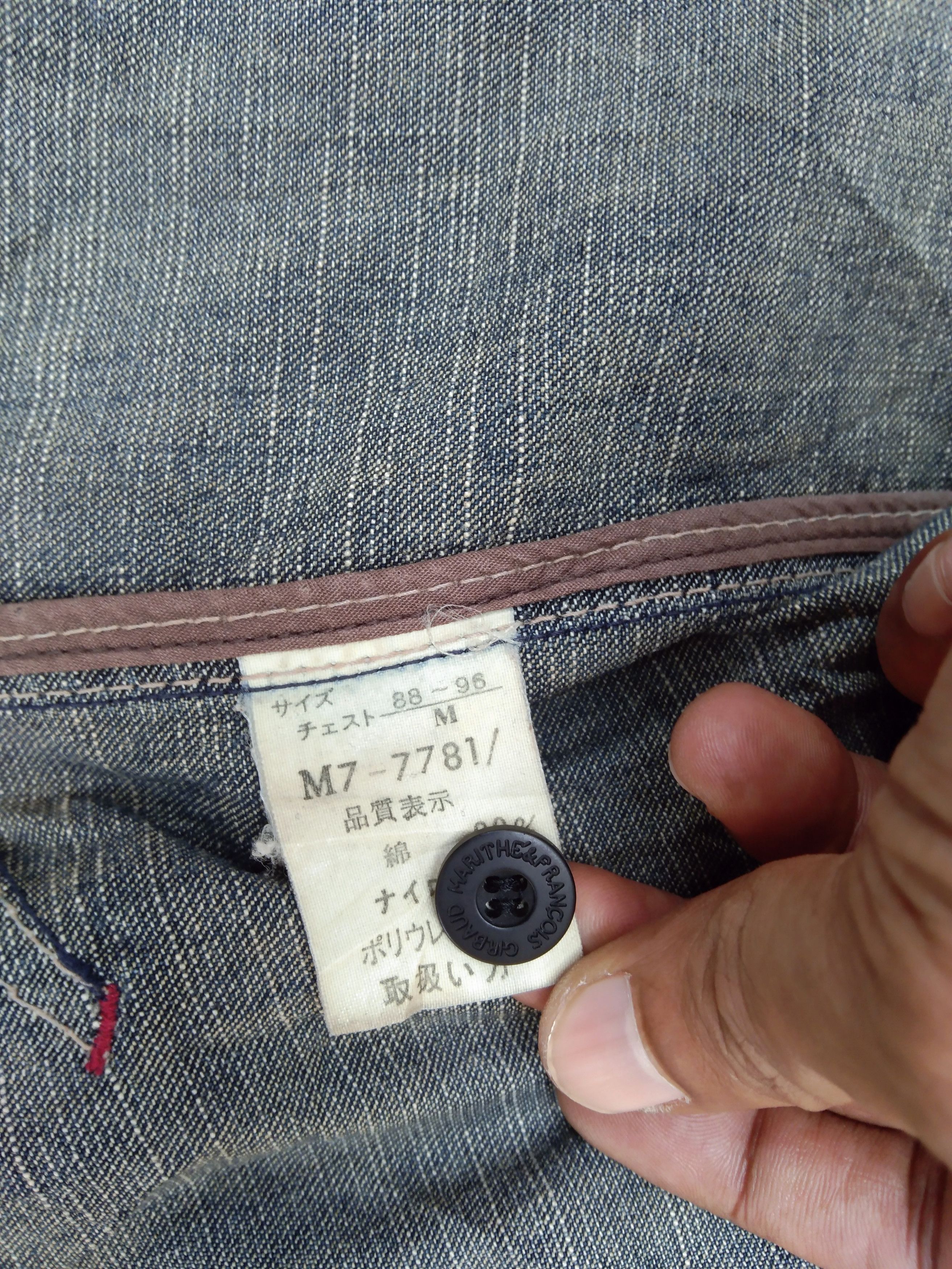 Marithe + Francois Girbaud × Vintage 90s Vintage Marithe Francois Girbaud Denim Jacket Size US M / EU 48-50 / 2 - 14 Thumbnail