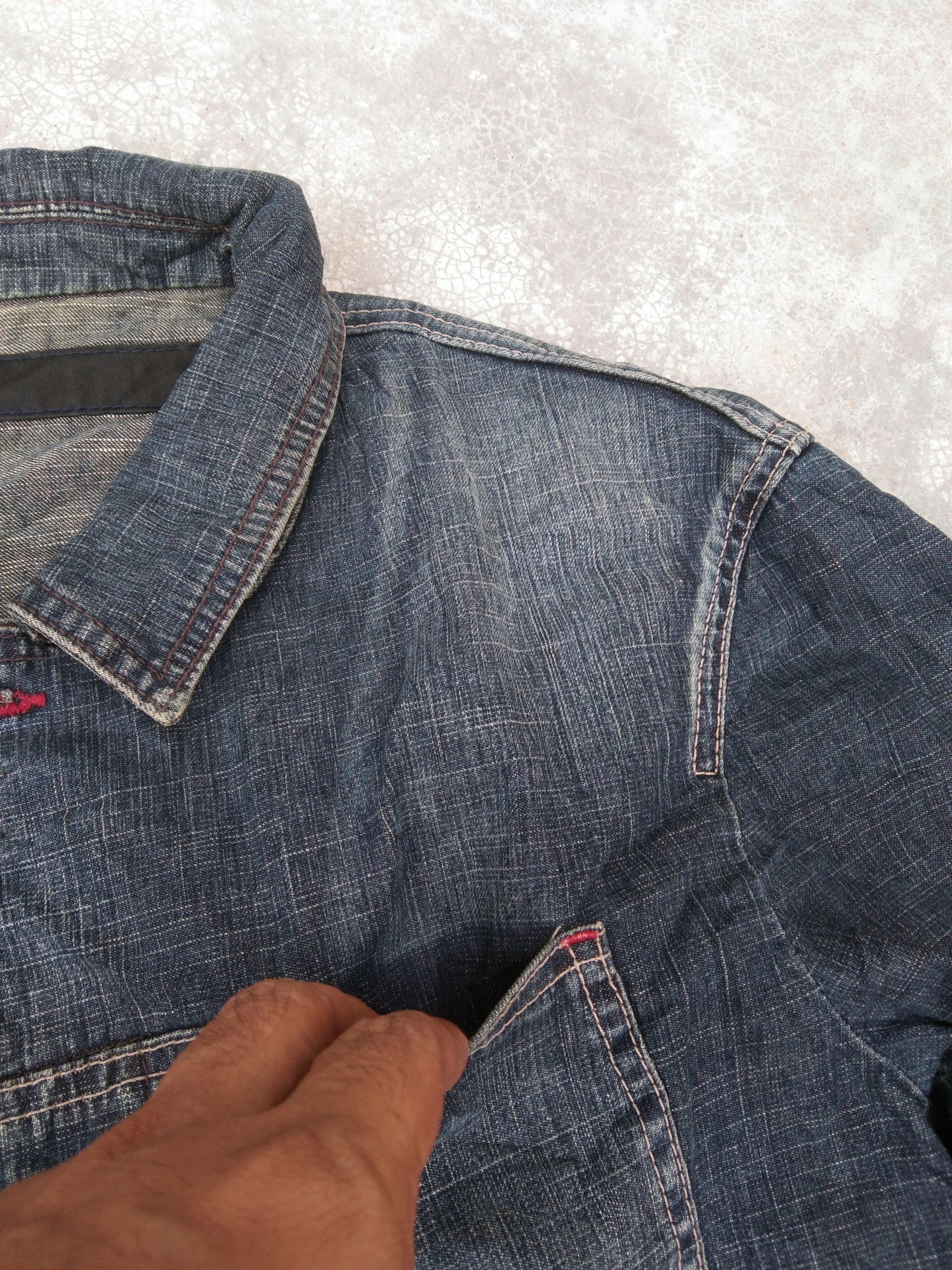 Marithe + Francois Girbaud × Vintage 90s Vintage Marithe Francois Girbaud Denim Jacket Size US M / EU 48-50 / 2 - 9 Thumbnail