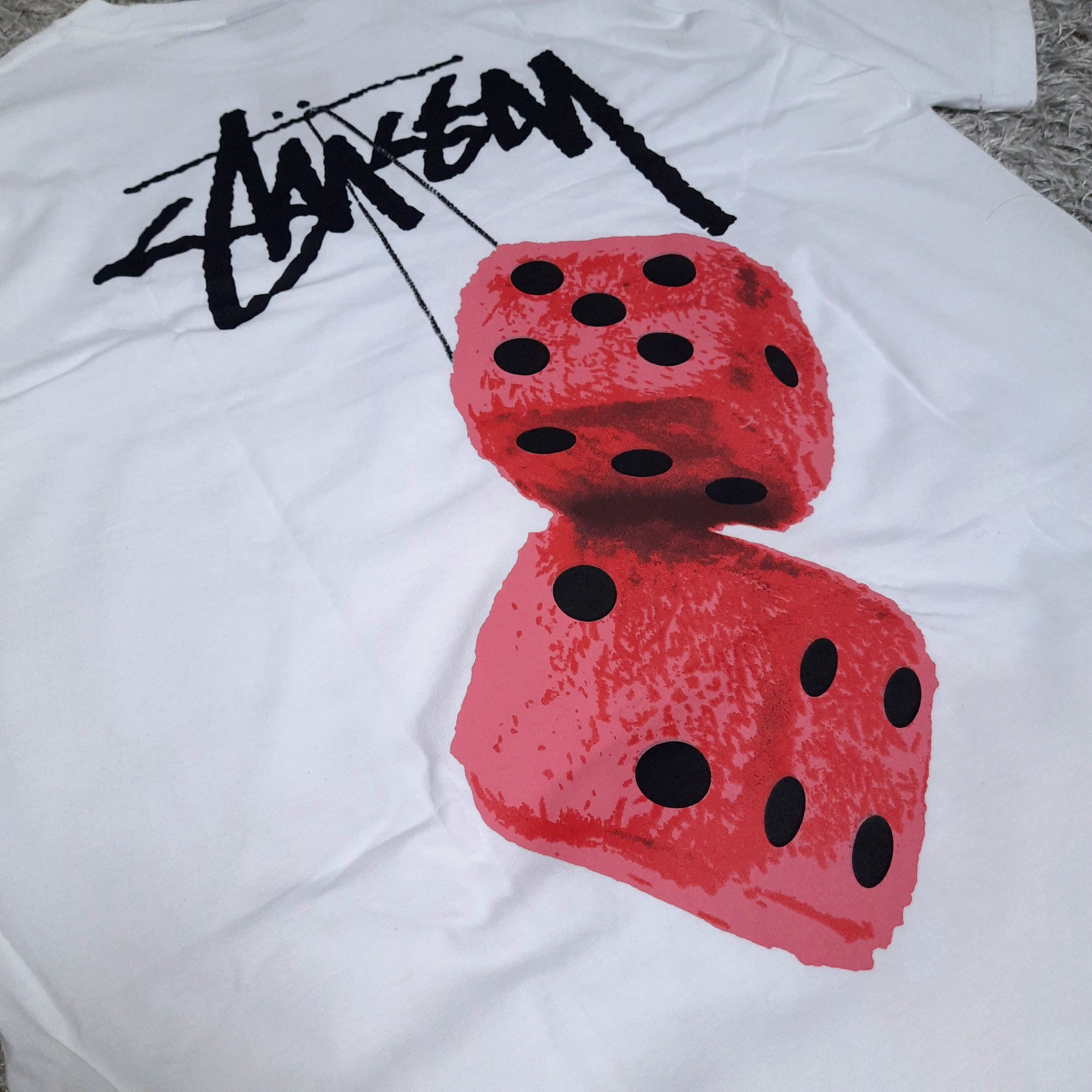 Stussy Stussy Red Dice Tshirt Size US L / EU 52-54 / 3 - 3 Thumbnail