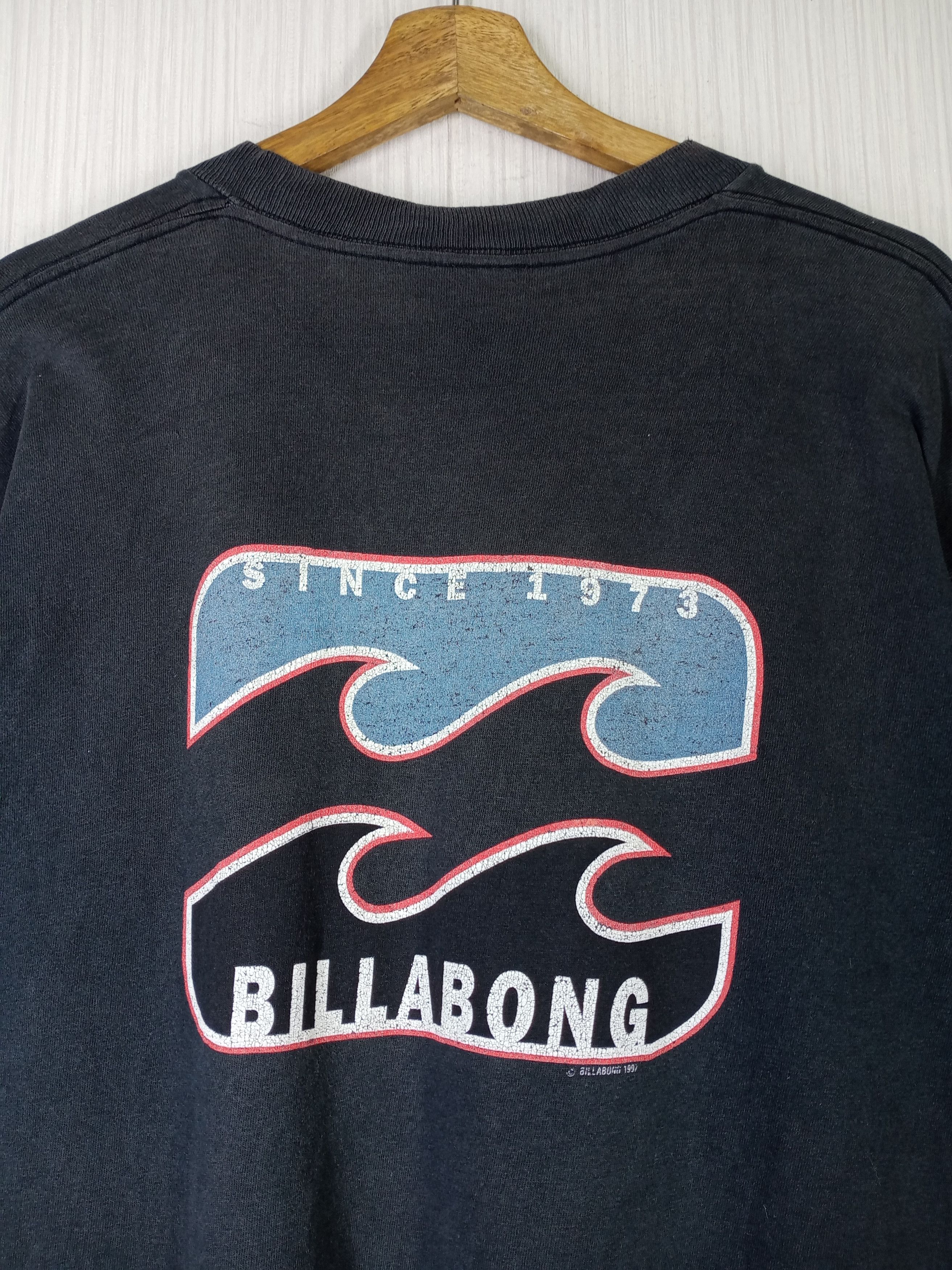 Billabong Rare Vintage 80s Billabong Big Logo Made in Usa Tshirt Size US M / EU 48-50 / 2 - 2 Thumbnail
