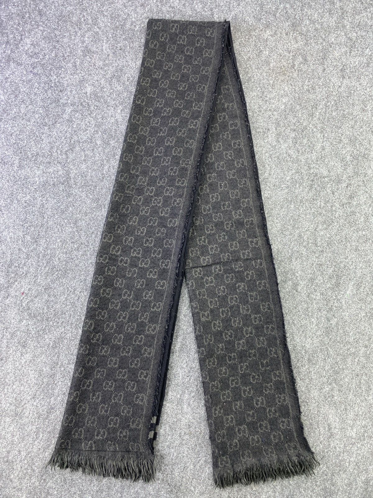 Gucci Gucci Wool Scarf/Muffler/neckwear -T188 Size ONE SIZE - 5 Thumbnail