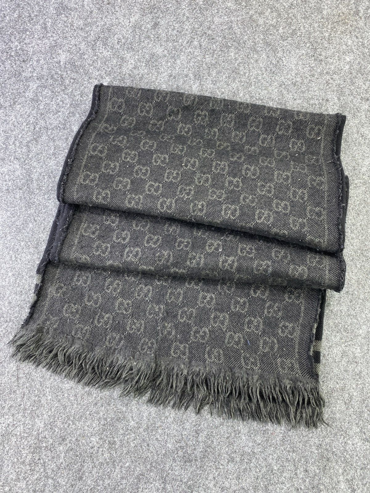 Gucci Gucci Wool Scarf/Muffler/neckwear -T188 Size ONE SIZE - 9 Thumbnail
