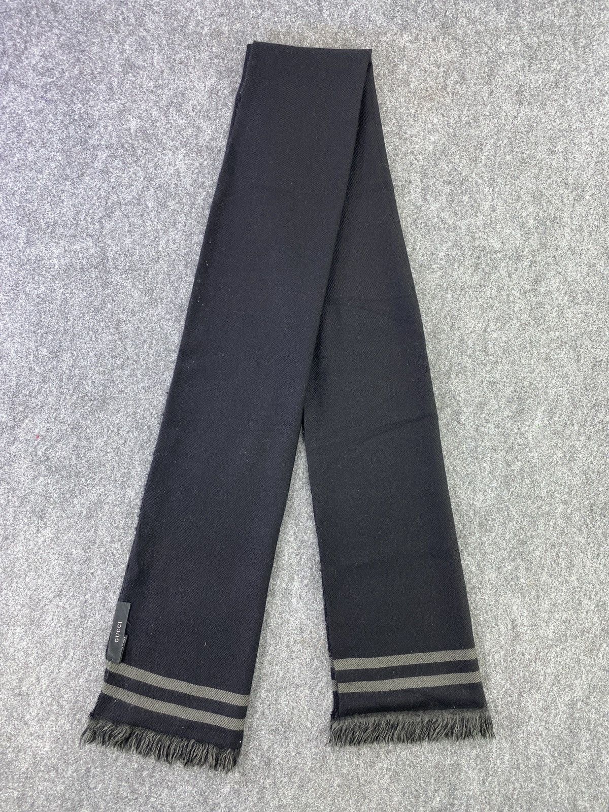 Gucci Gucci Wool Scarf/Muffler/neckwear -T188 Size ONE SIZE - 6 Thumbnail