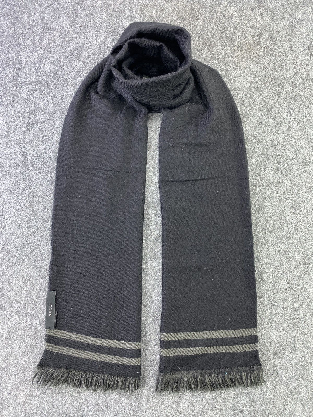 Gucci Gucci Wool Scarf/Muffler/neckwear -T188 Size ONE SIZE - 4 Thumbnail