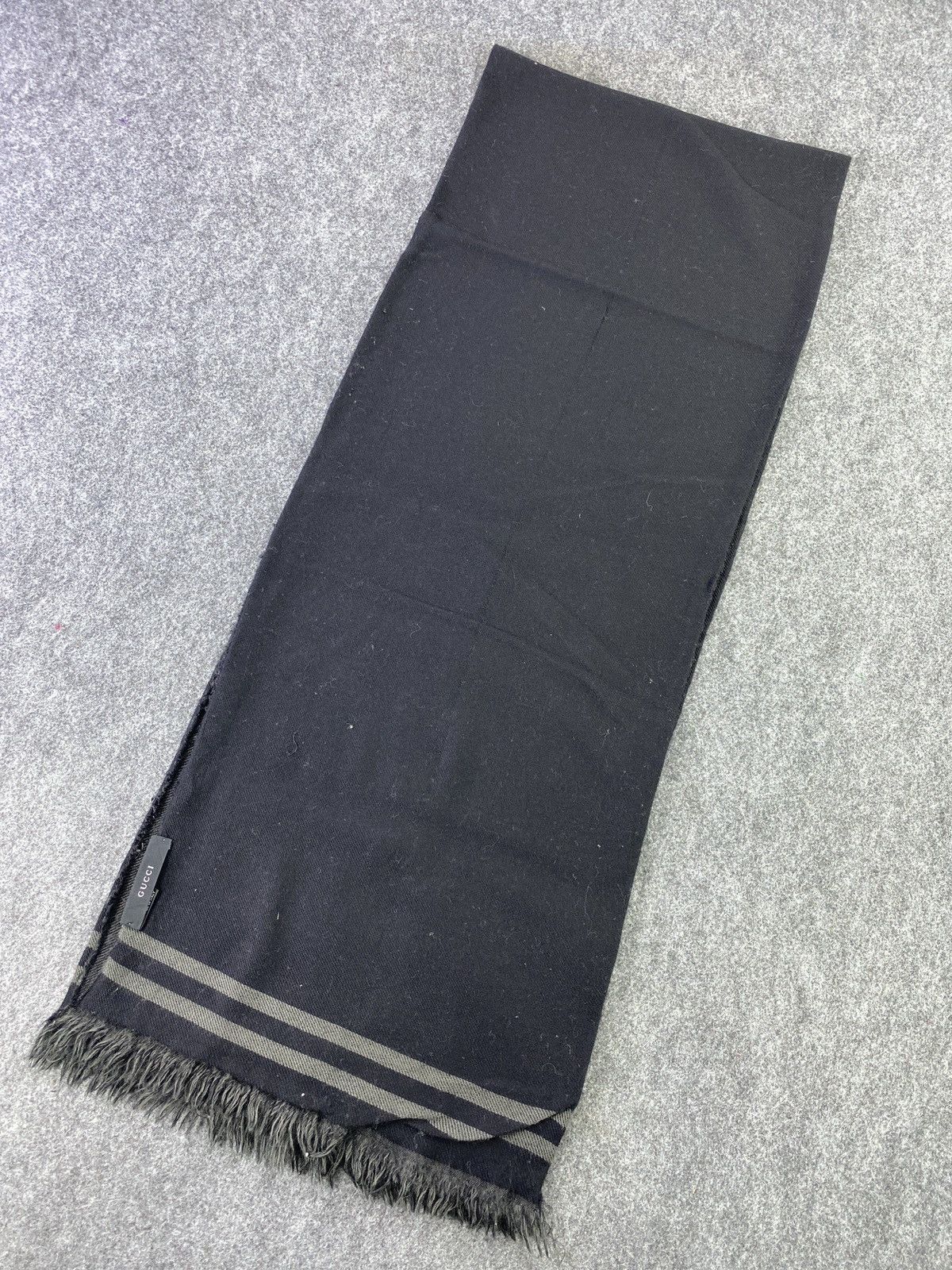 Gucci Gucci Wool Scarf/Muffler/neckwear -T188 Size ONE SIZE - 2 Thumbnail
