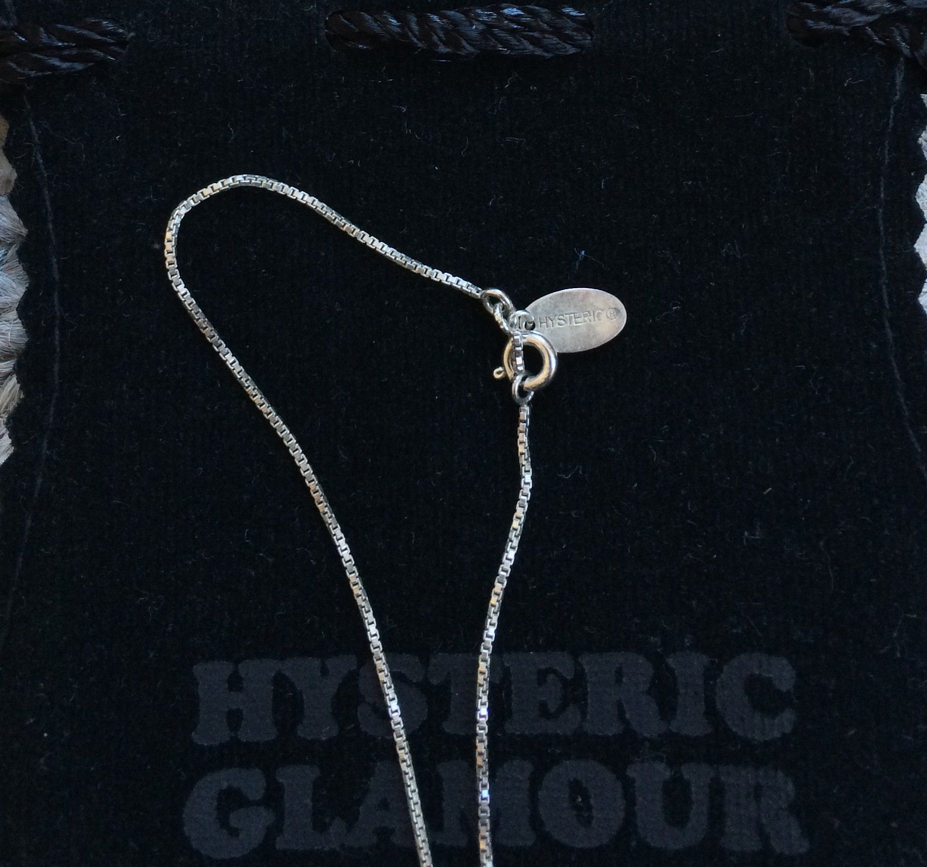 Hysteric Glamour Hysteric Glamour Sterling Silver Fuck Bear Necklace + Bag Size ONE SIZE - 4 Thumbnail